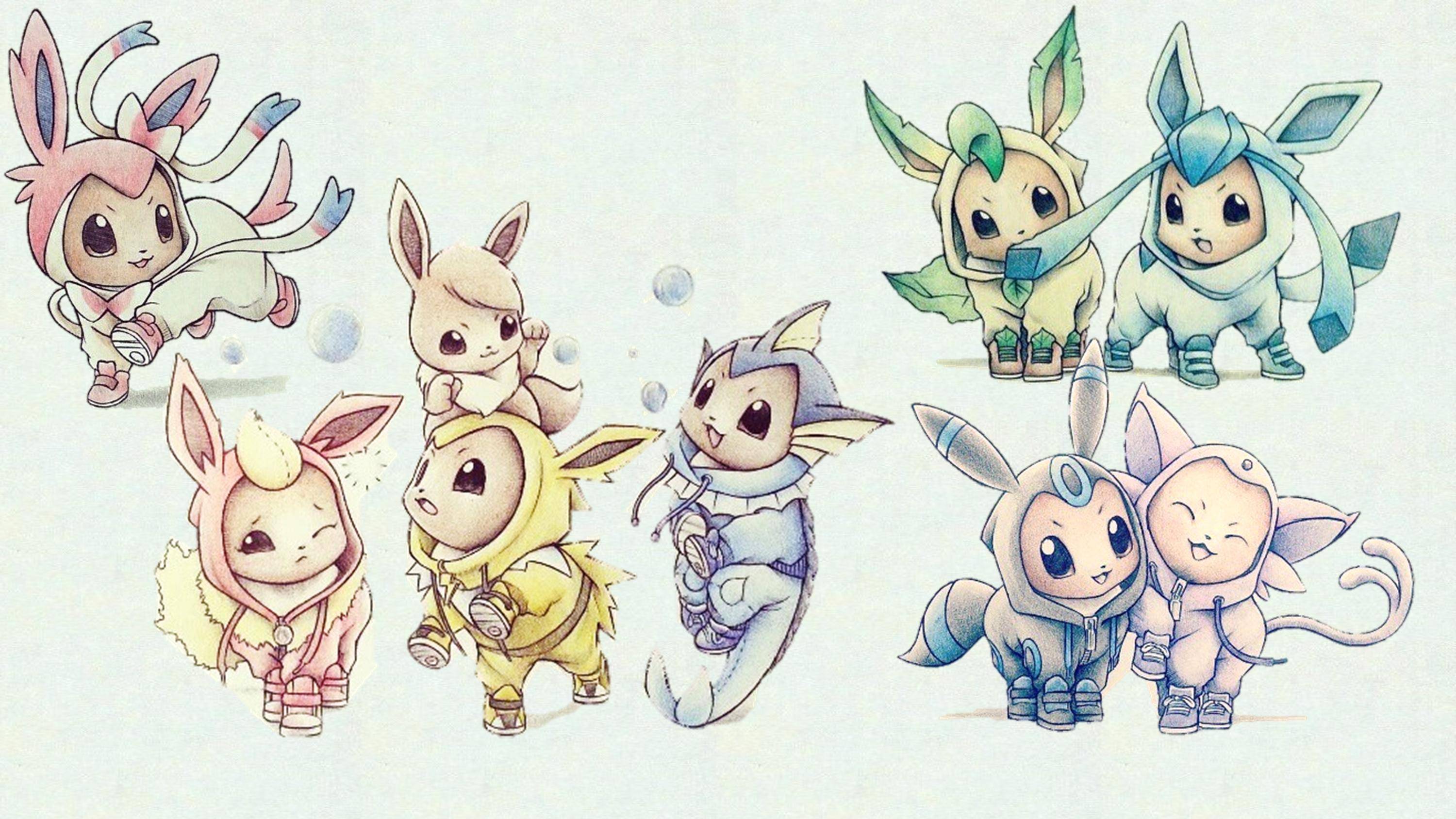 Cute Eeveelutions Wallpapers - Top Free Cute Eeveelutions Backgrounds