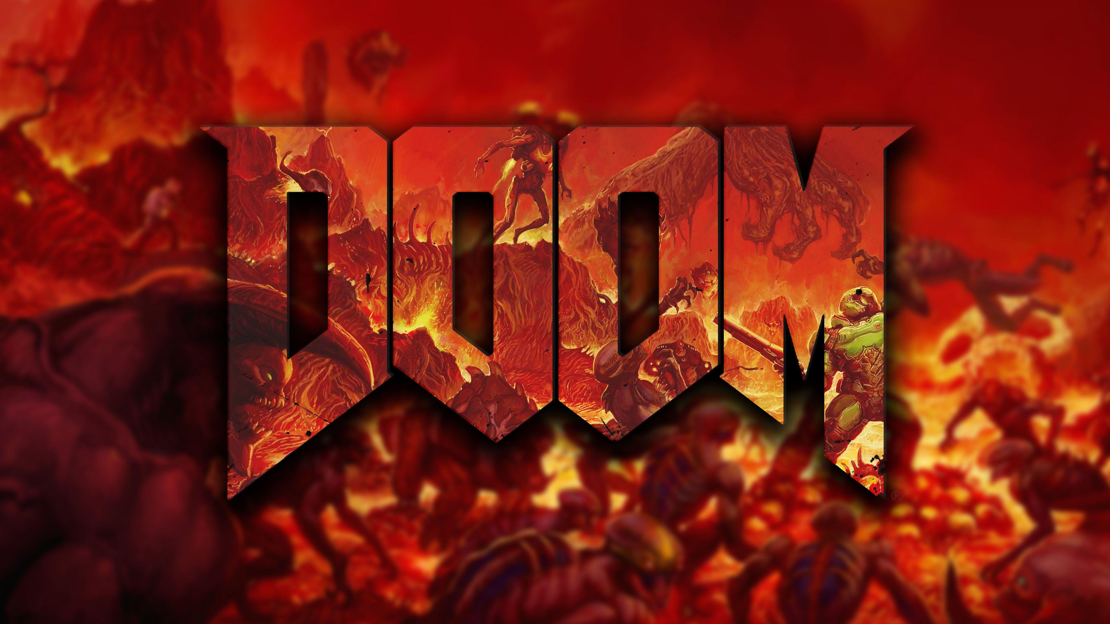 Hình nền Doom 3840x2160, trò chơi điện tử, Doom (trò chơi) hình nền HD.  Hình nền