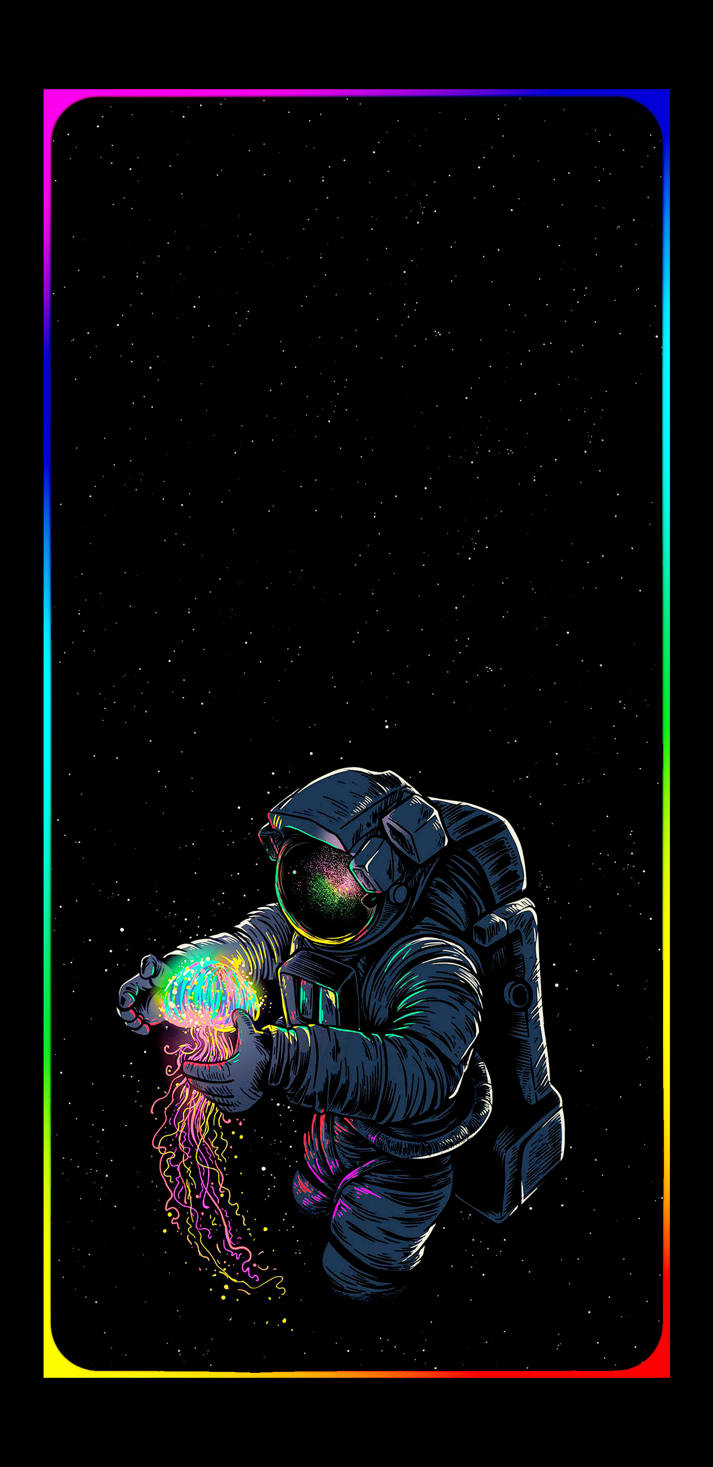 1440x2960 Free download Galaxy S8 Astronaut with border 1440x2960 Album