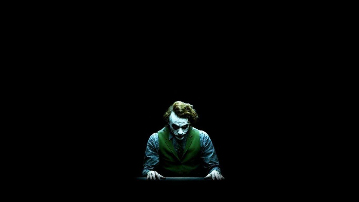 1366x768 Free download Joker Wallpaper for Widescreen Desktop PC Full HD