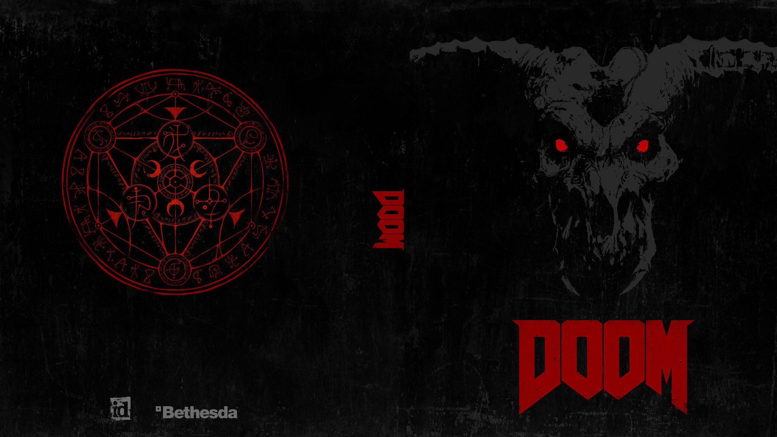 2560x1440 Free download Doom 4 2016 Game Wallpaper HD Wallpaper 2560x1440