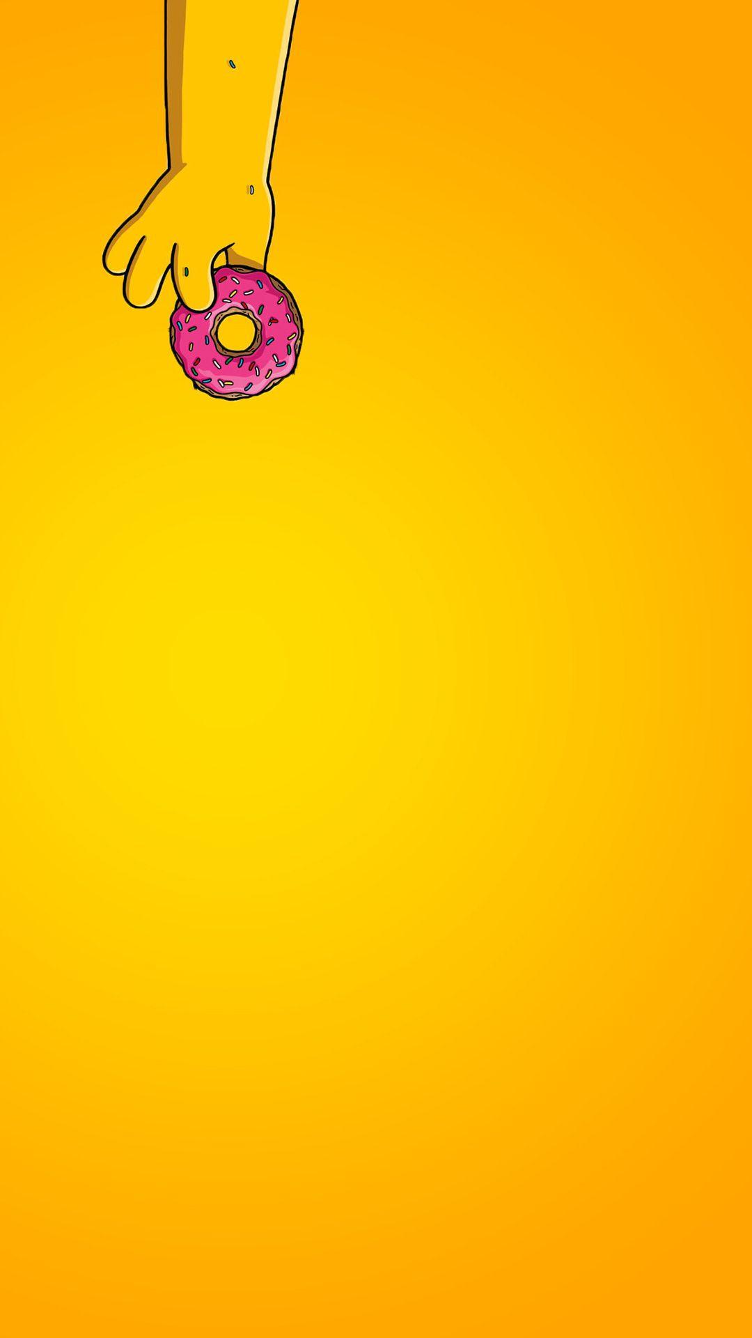 1080x1920 Homer Donut iPhone Wallpaper HD