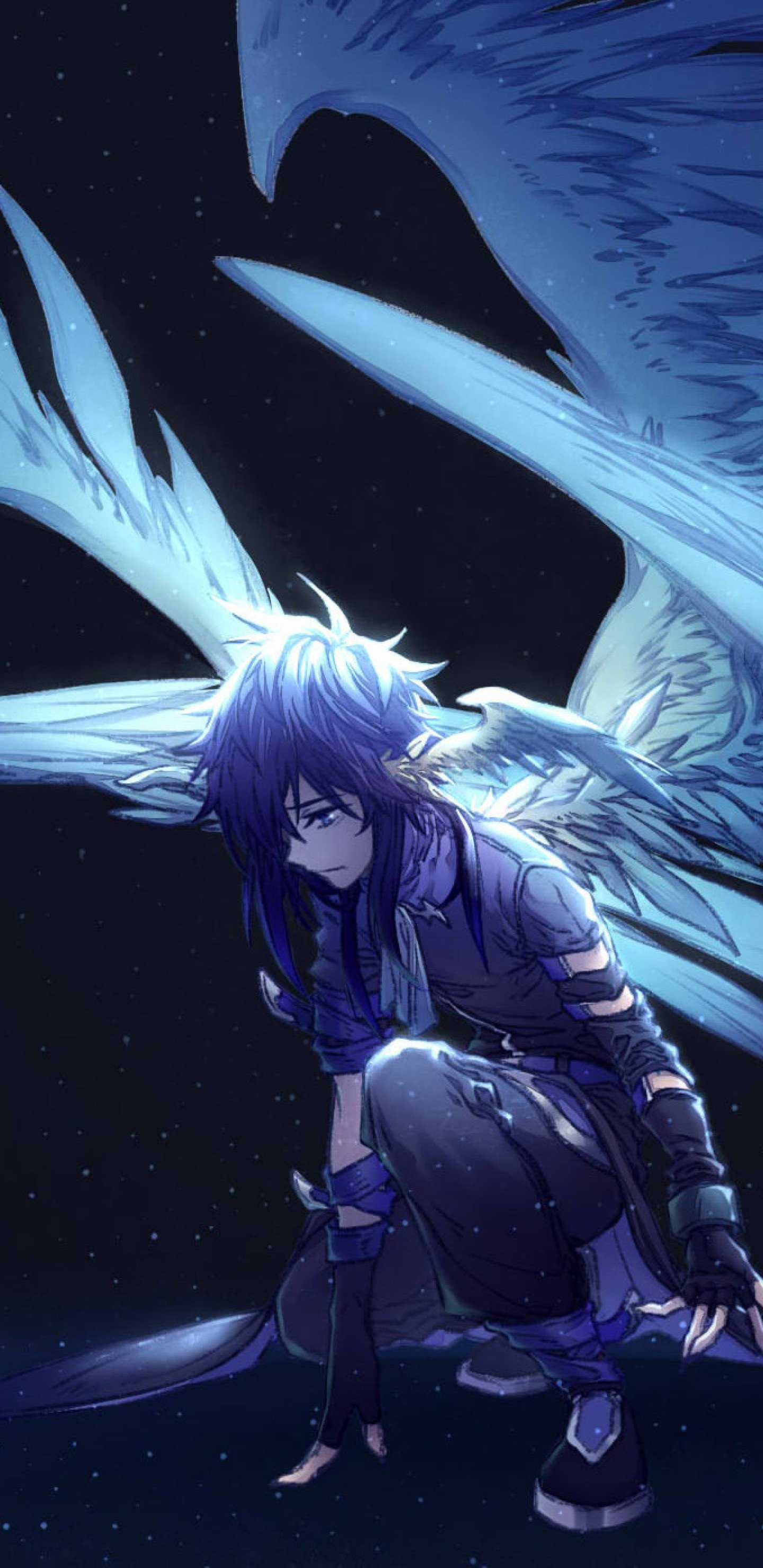 1440x2960 Angel Anime HD Wallpaper (1440x2960)