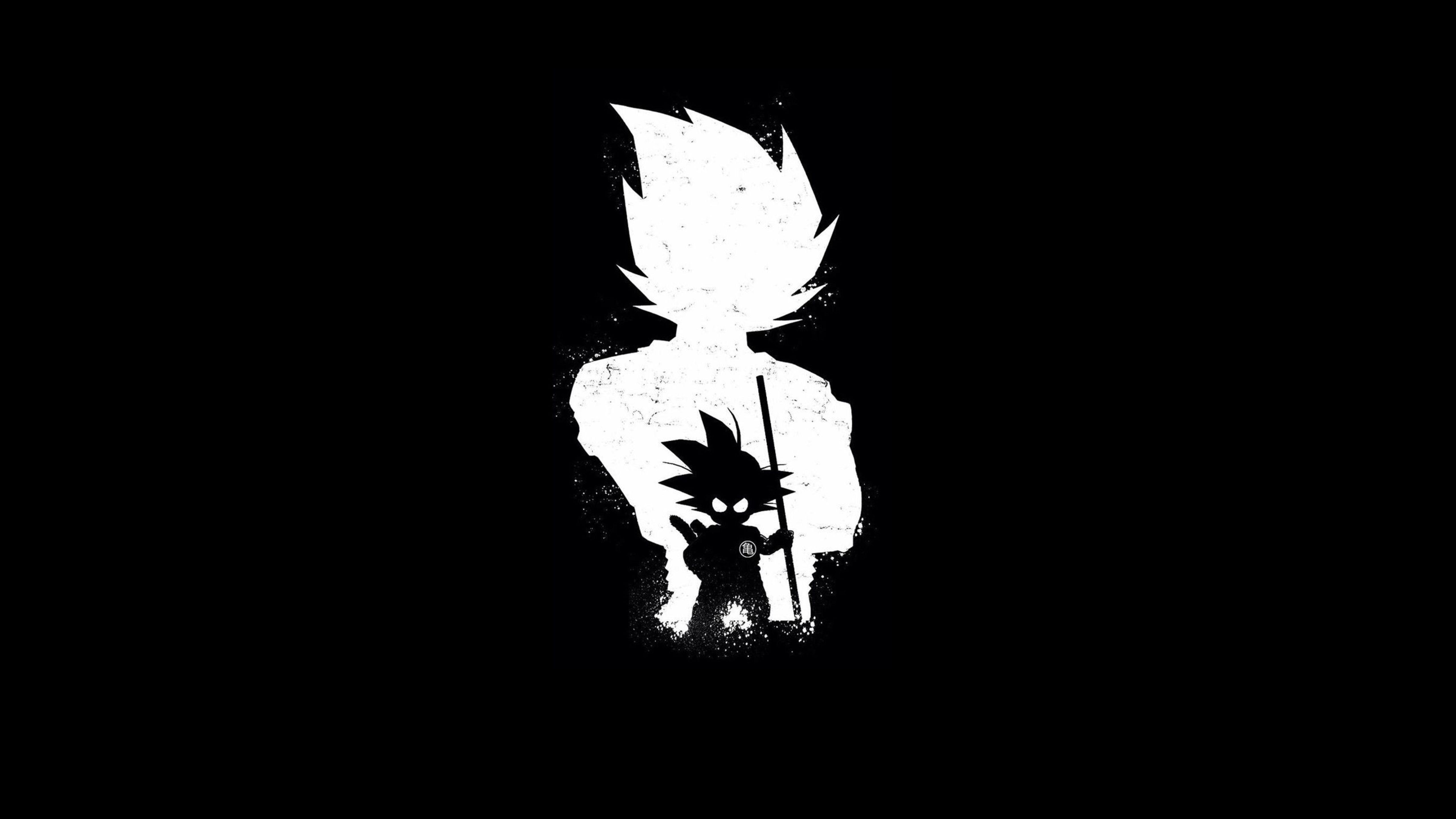 5120x2880 Goku Anime Dark Black 5K Wallpaper, HD Anime 4K