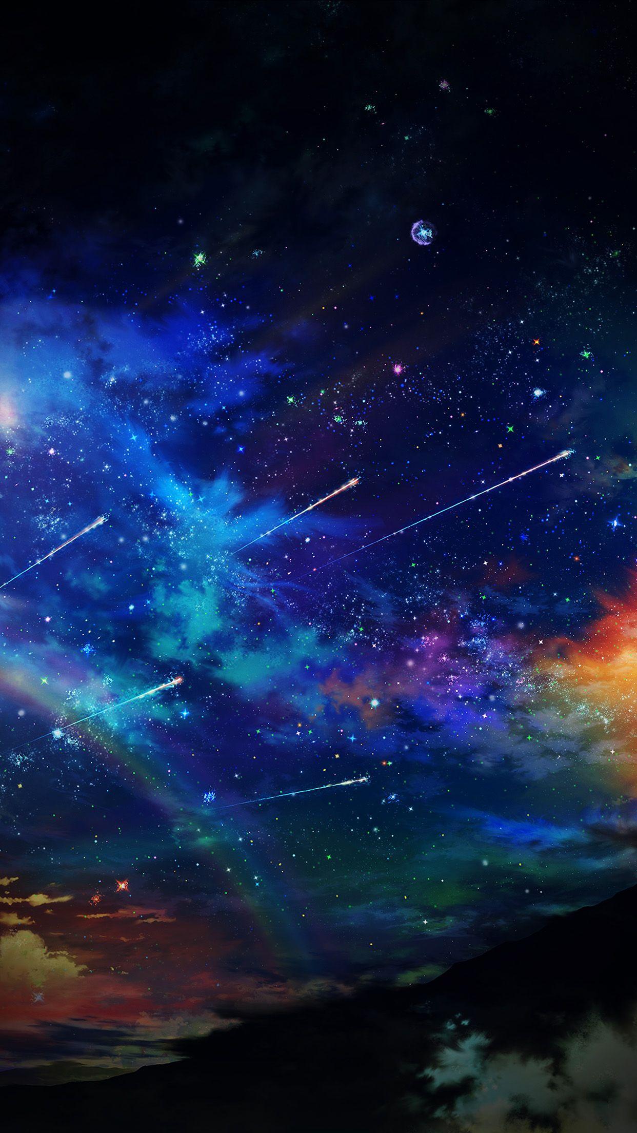 1242x2208 Amazing Vignette Tonight Sky Dark Star Space Android wallpaper HD wallpaper