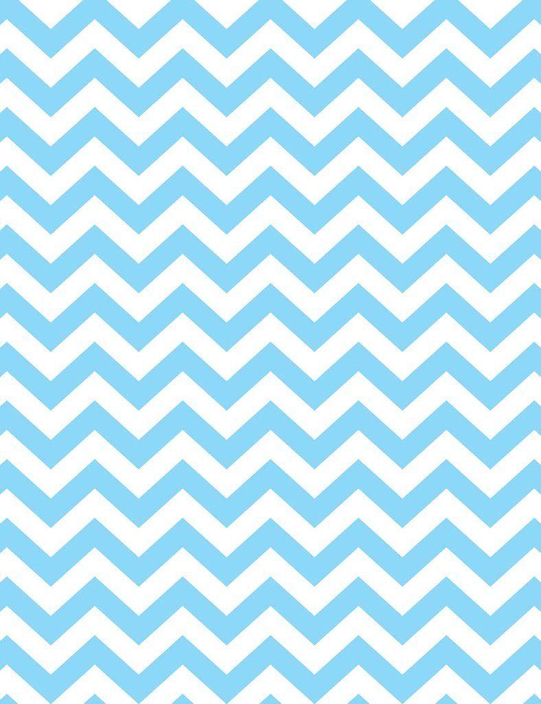 788x1024 Blue And White Chevron Patterns Backdrop For Kid Photography