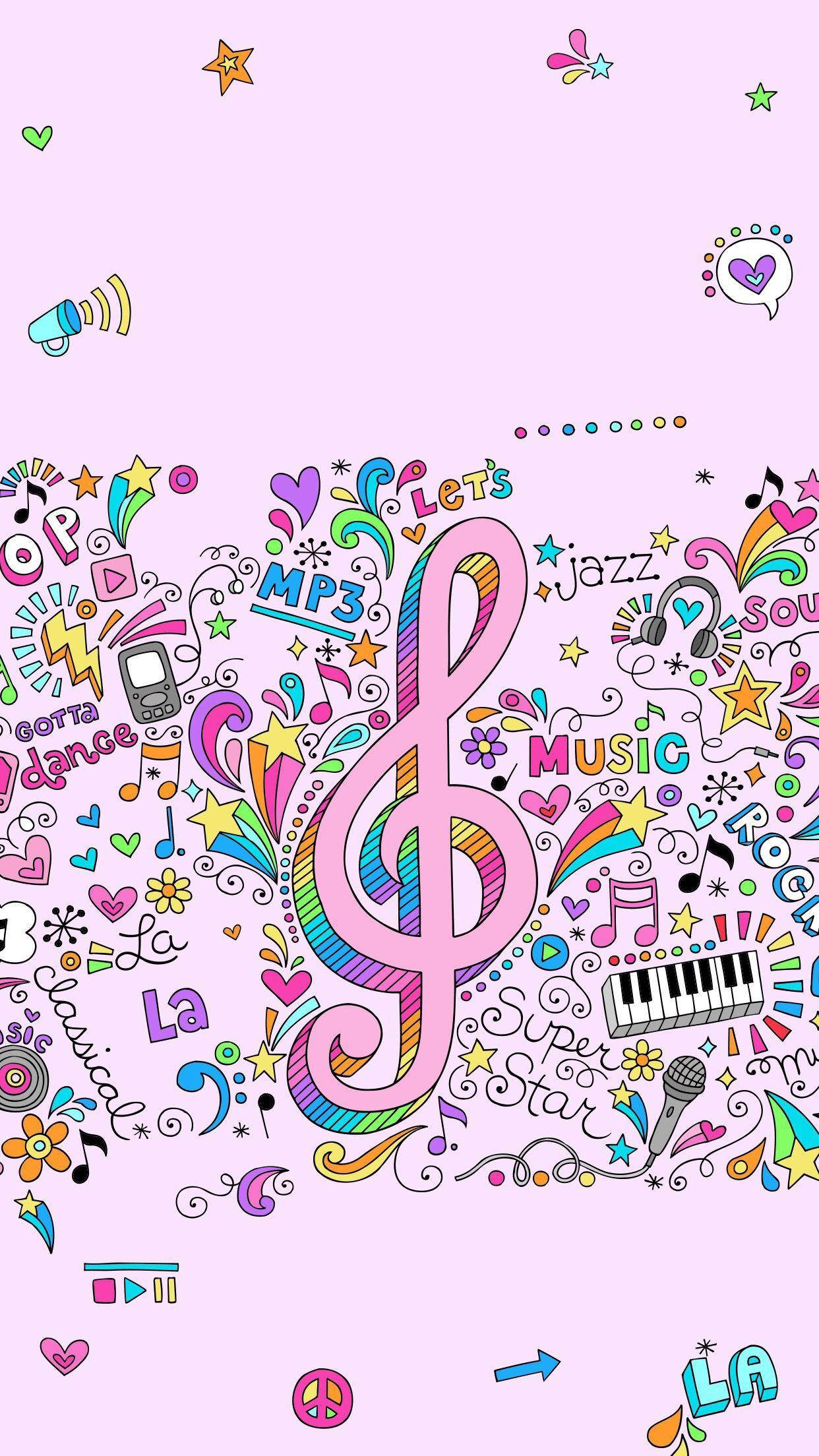 Deep bluepurple music note background Iphone Wallpapers Phones  Screensaver Phones Backgrounds Music Note  Music notes background Music  wallpaper Music notes