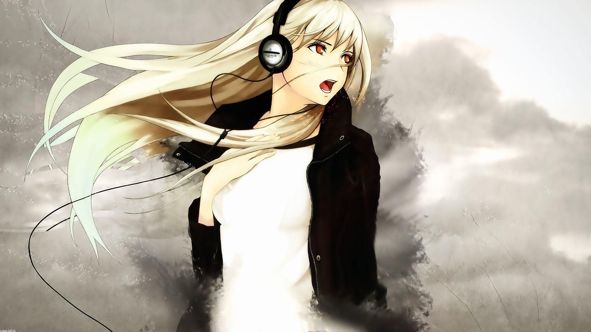 1920x1080 Cute Anime Music Wallpaper Awesome Anime Girl Wallpaper HD Of