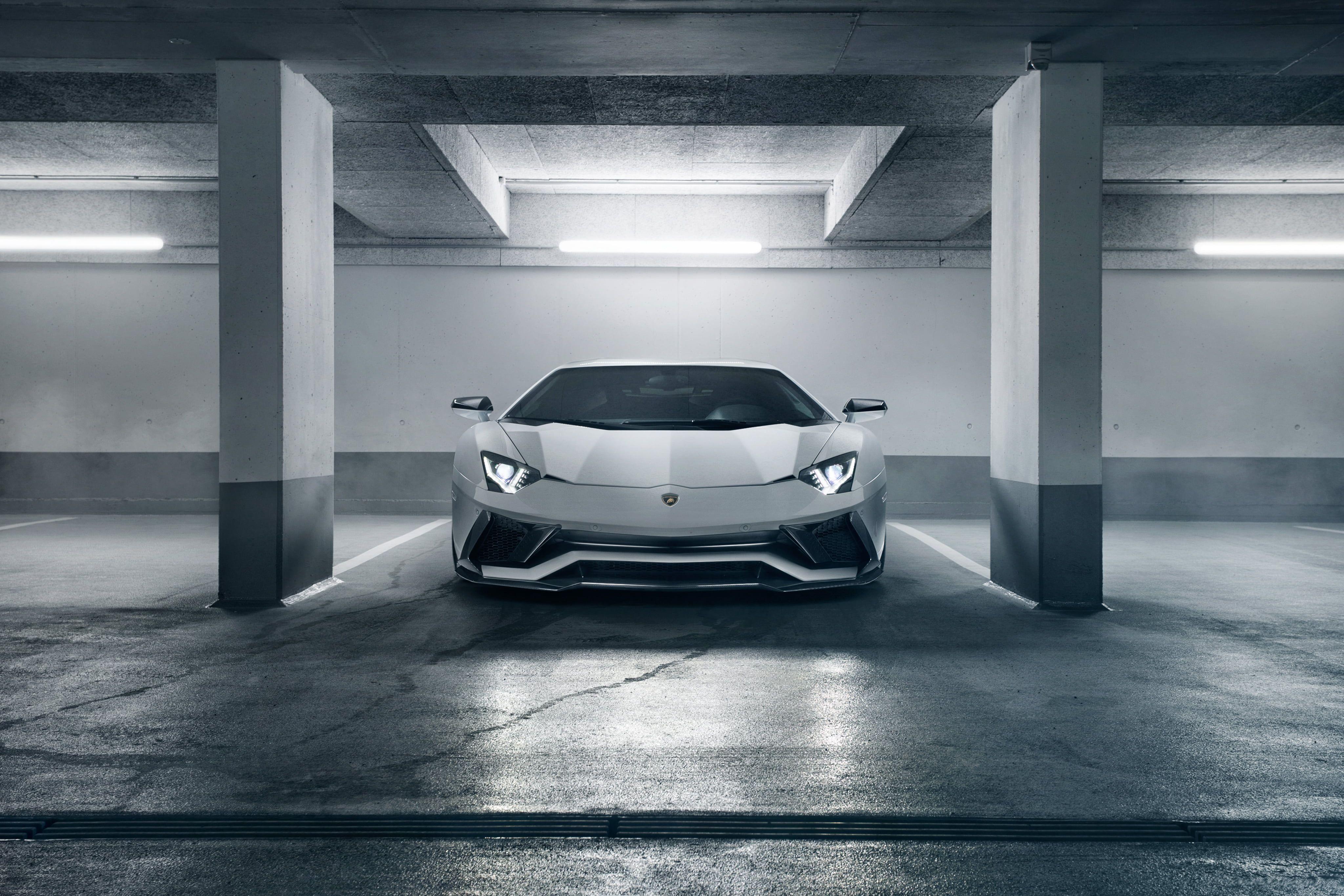 4096x2731 White Lamborghini Huracan, Lamborghini Aventador S, Novitec Torado