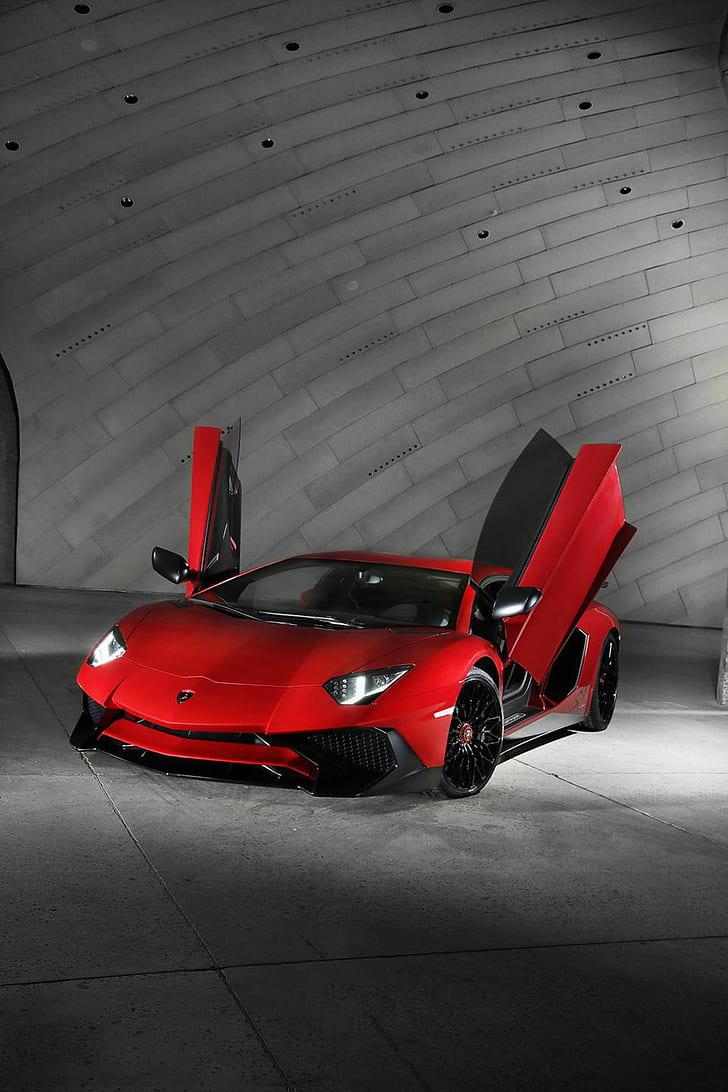 728x1092 HD Wallpaper: Lamborghini Aventador LP 750 4 Superveloce Roadster