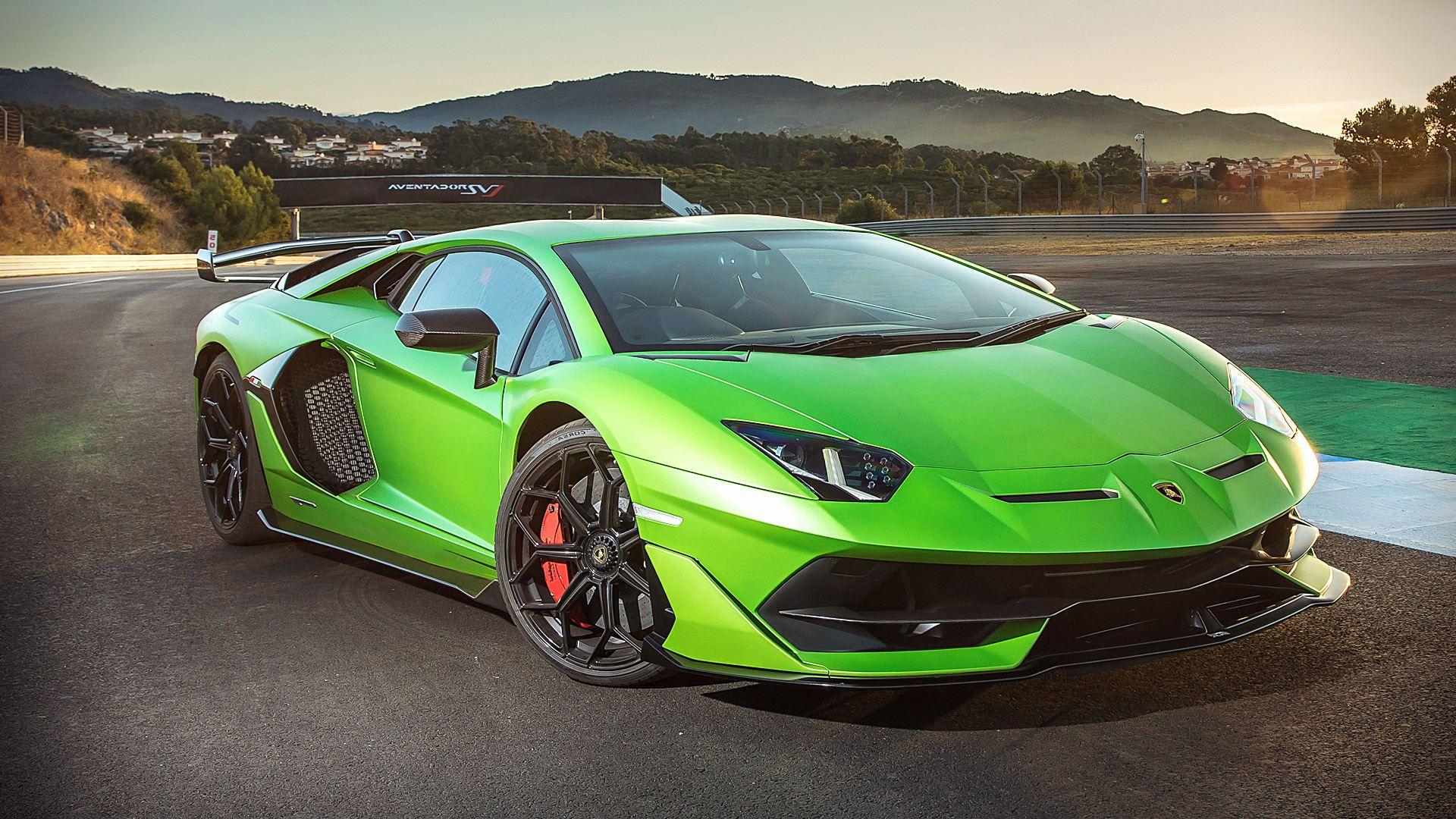 Green Lamborghini Aventador Wallpapers - Top Free Green Lamborghini ...