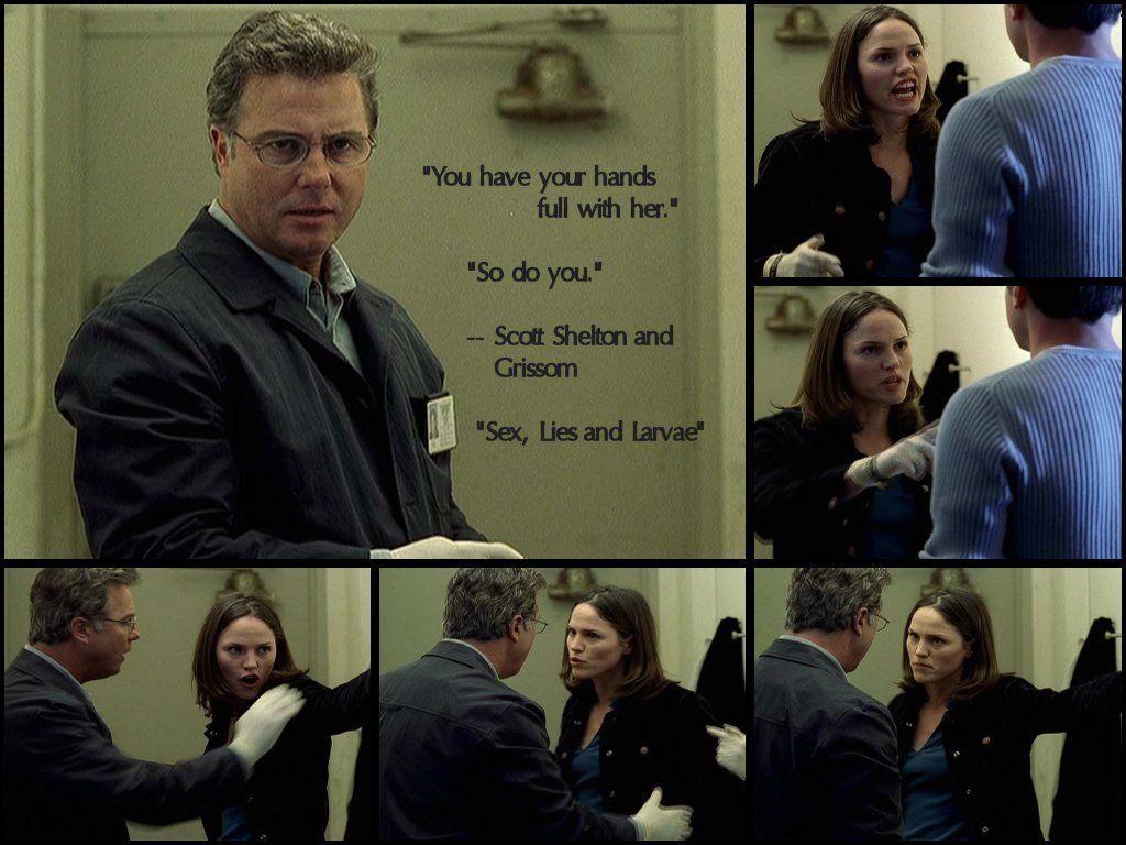 1024x768 Grissom & Sara Wallpaper. CSI