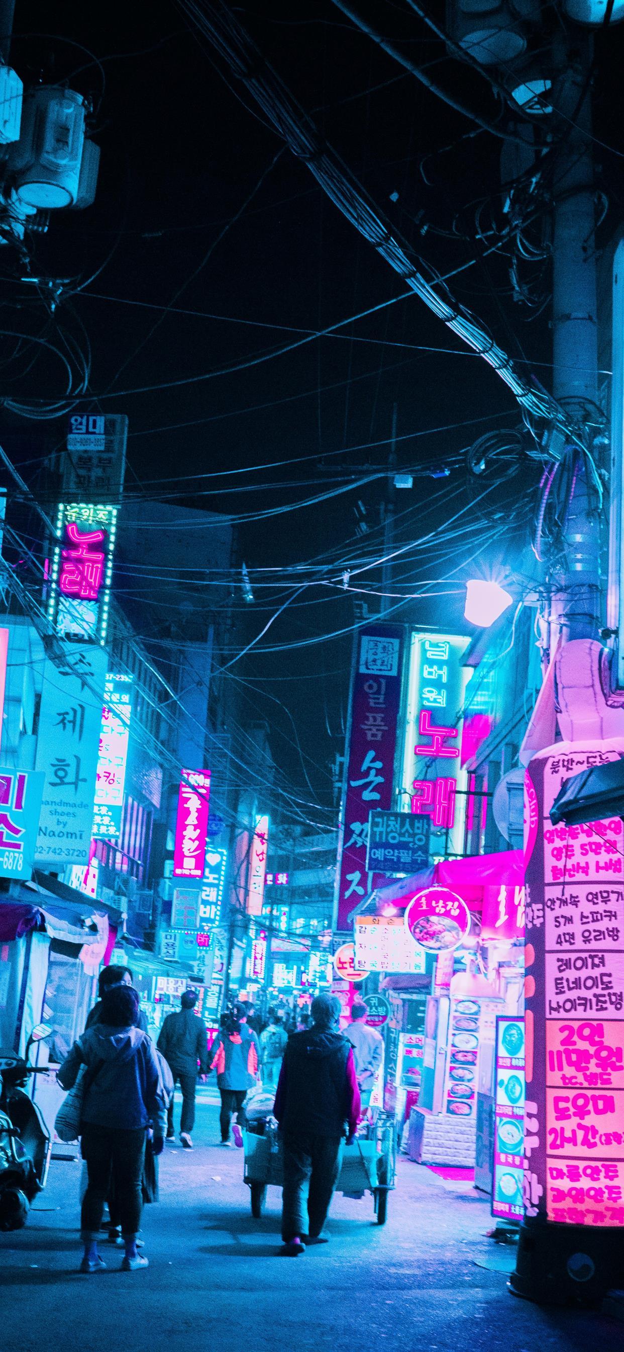 1242x2688 Seoul iPhone 11 Wallpaper Free Download