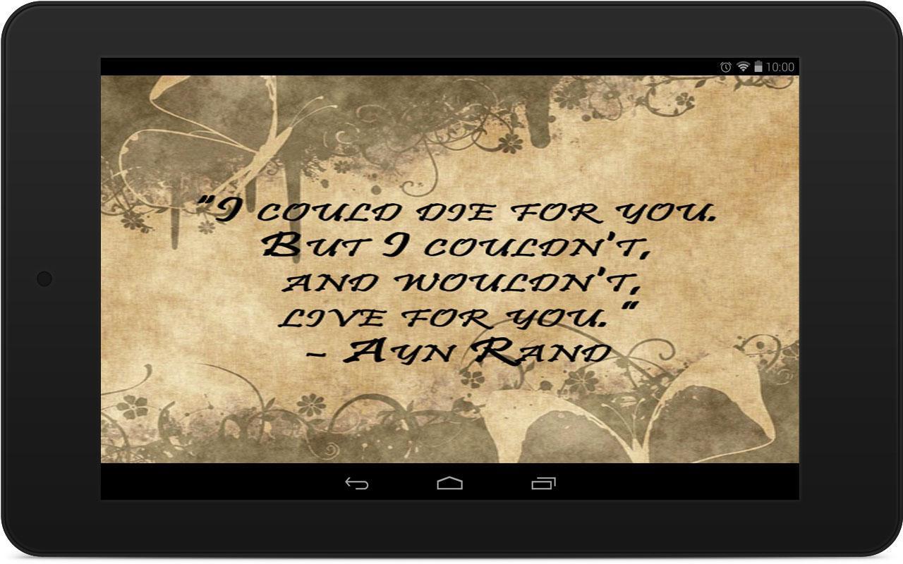 1280x800 Death Quotes Wallpaper for Android