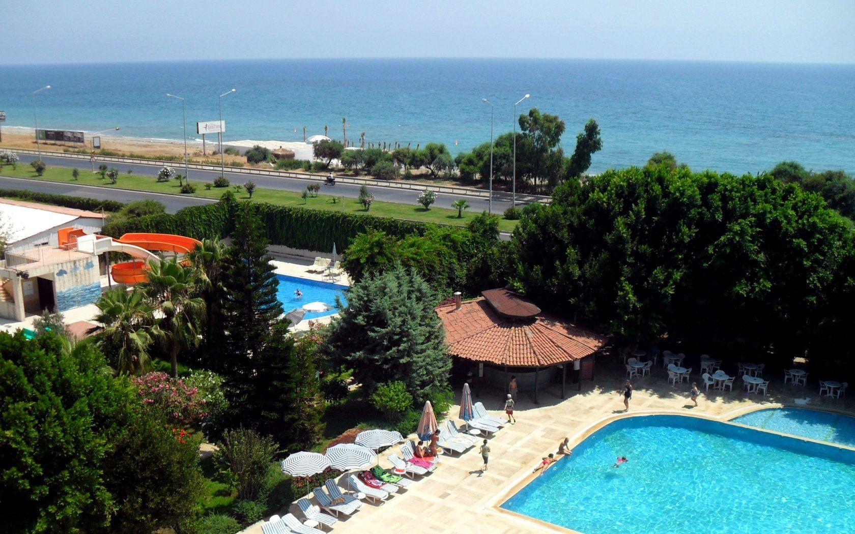 1680x1050 turkey, Alanya, Sea, Bar, Pool, Spa, Slide, Road Wallpaper HD