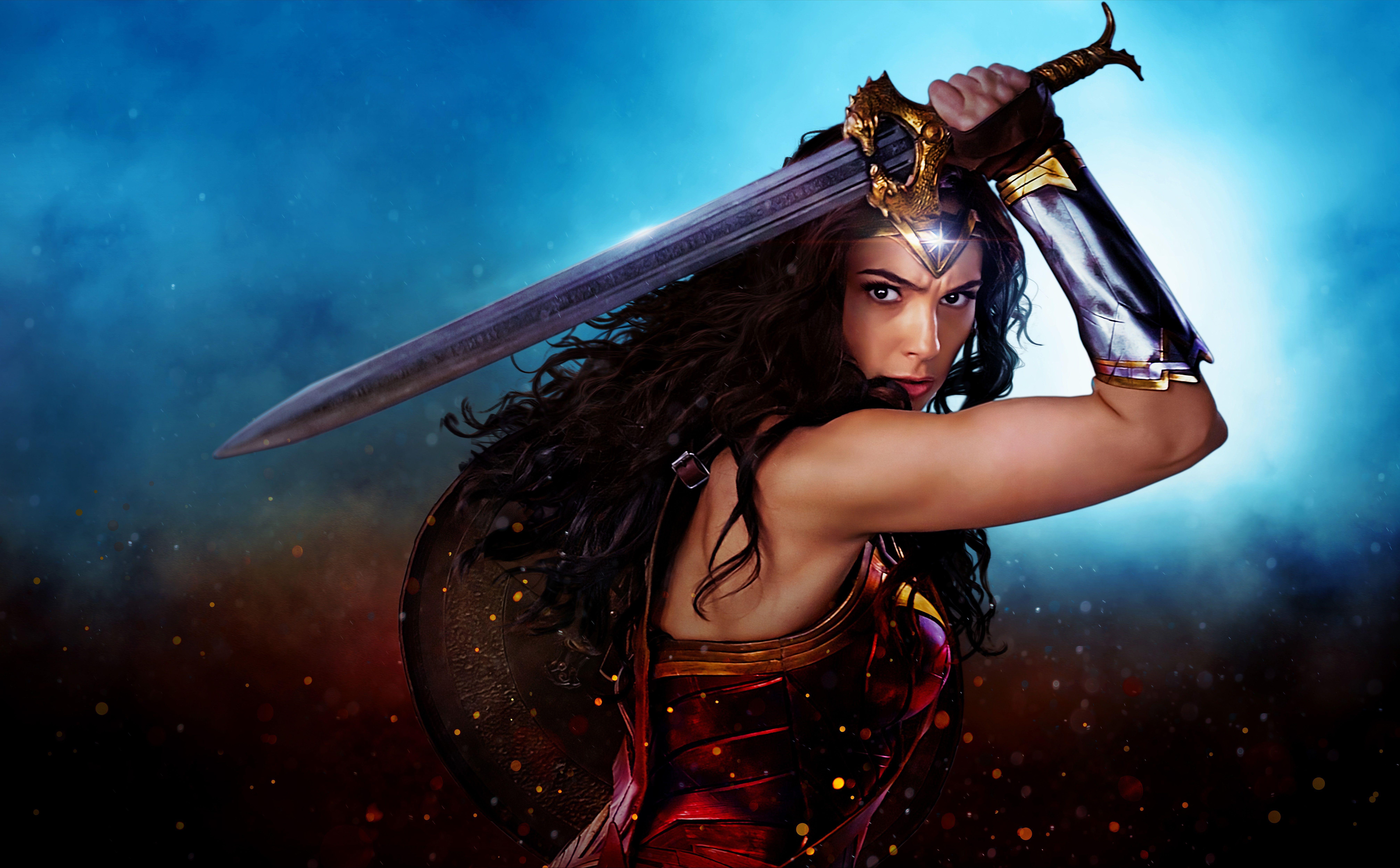 8064x5000 Wallpaper HD Wonder Woman
