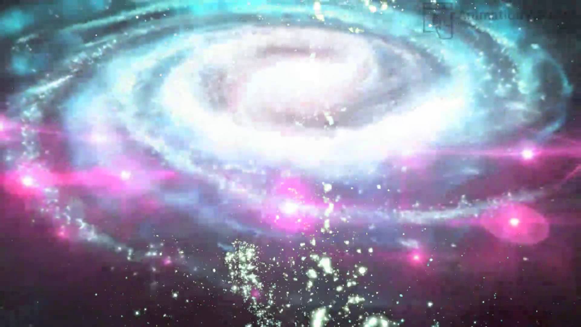 Beautiful Animated Galaxy Background