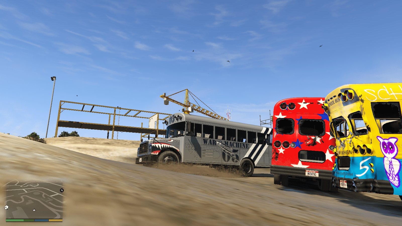 1600x900 Demo Derby School Bus Demolition