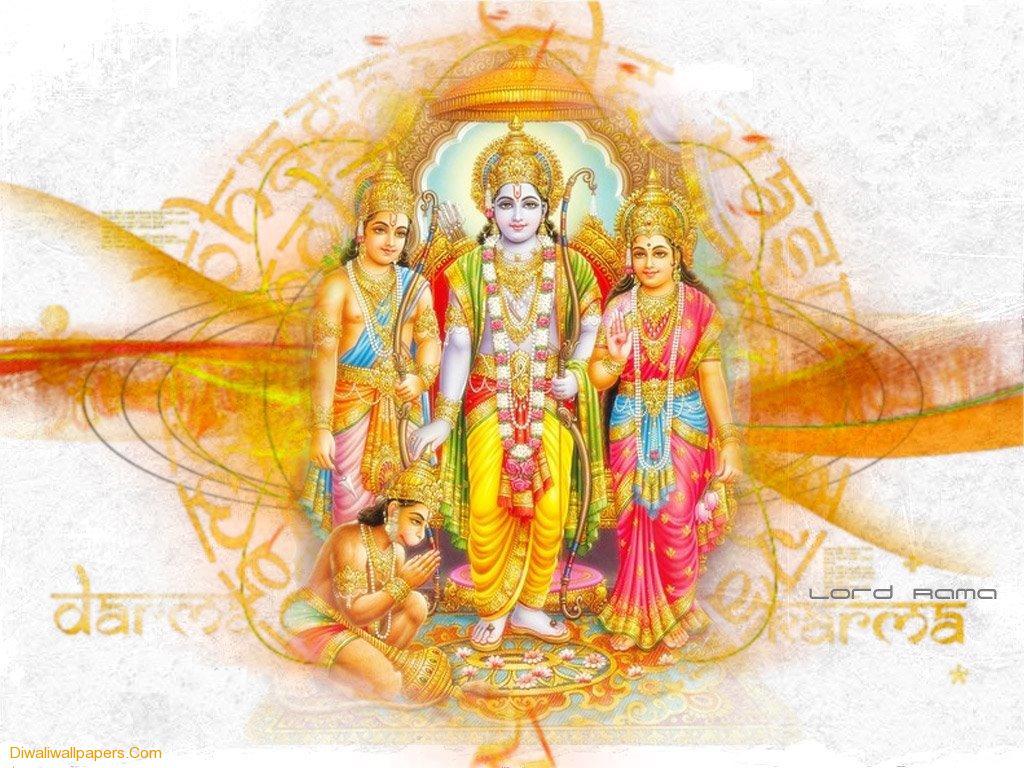 1024x768 For all Religious People!!!: Lord Ram Wallpaper