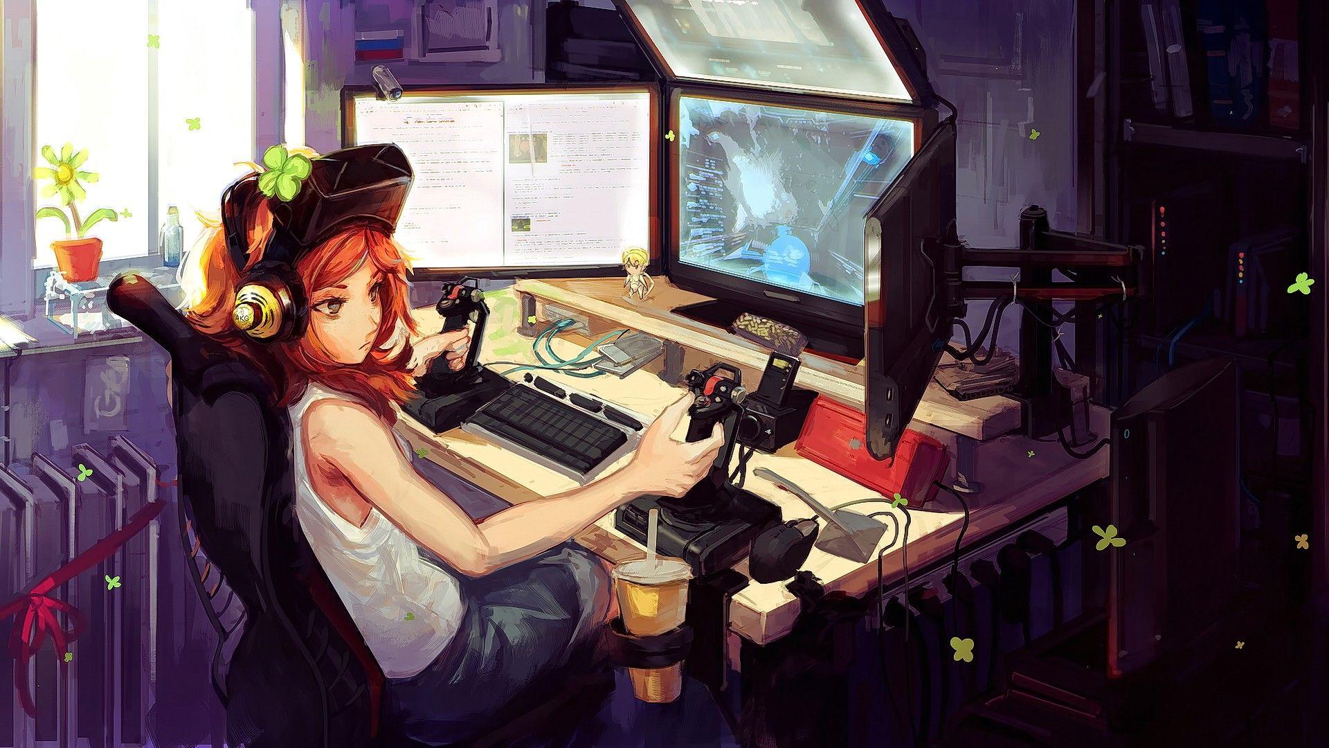 1920x1080 #room, #Vivian James, #artwork, #interfaces, #original