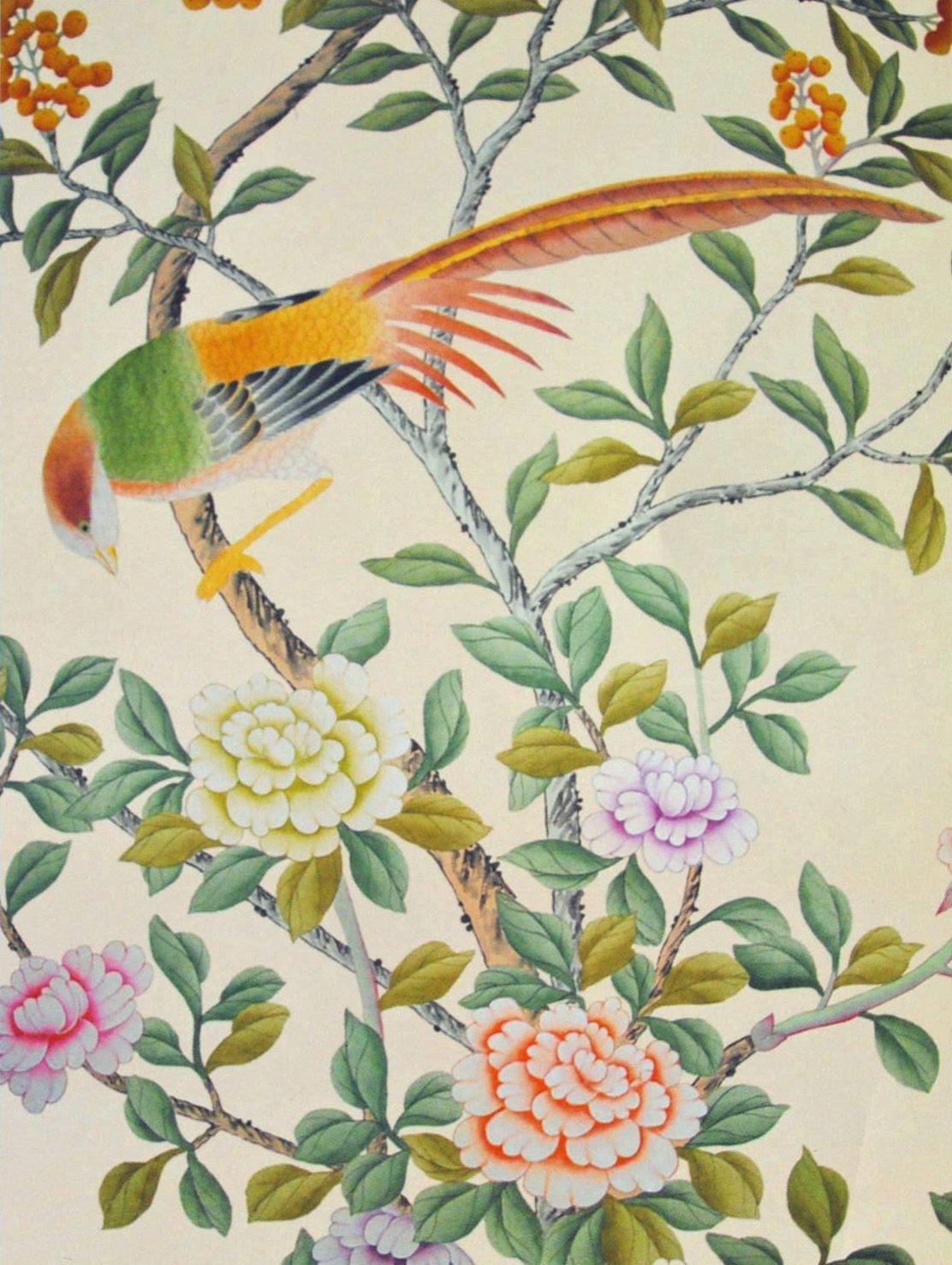 1112x1477 How Do They Do That? Chinoiserie Wallpaper. This Handcrafted Life