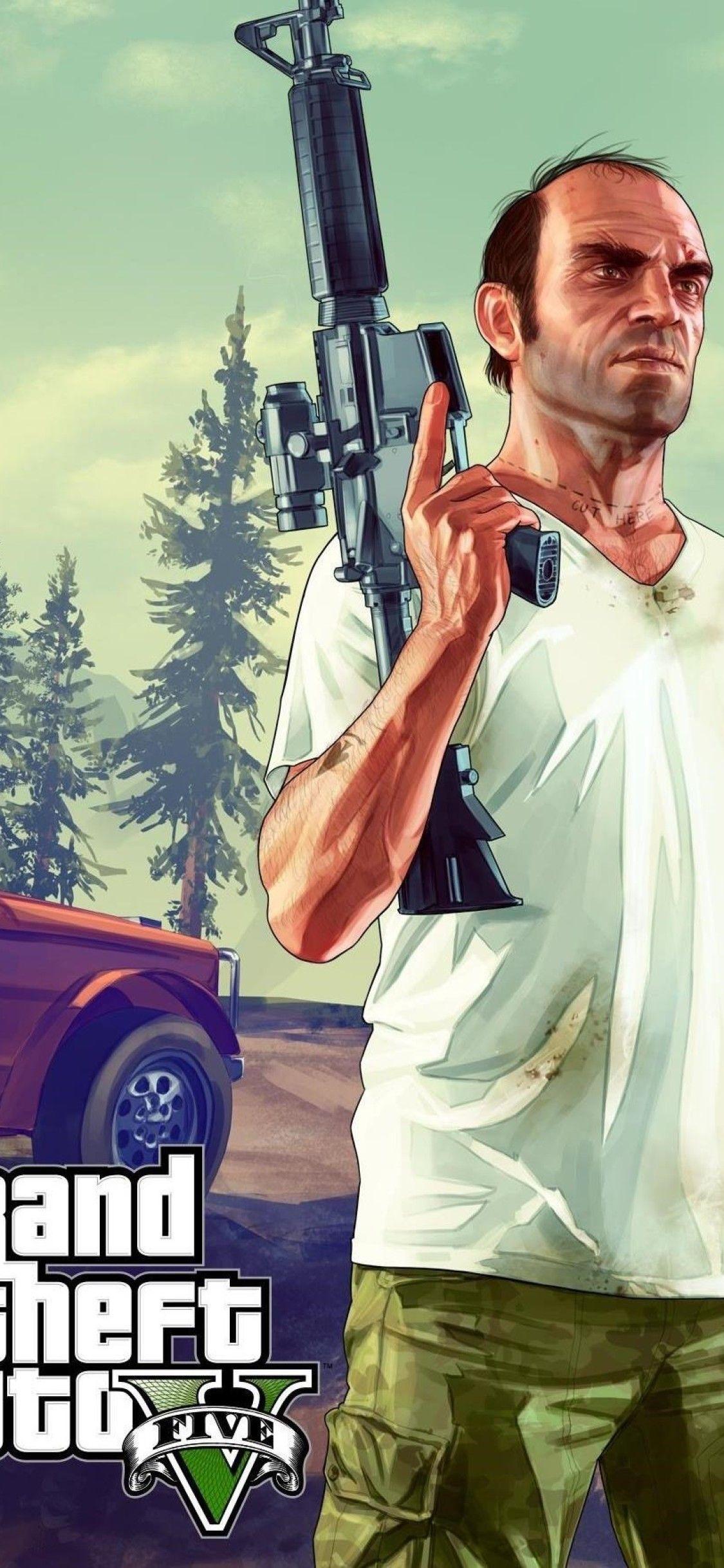 1125x2436 GTA 5 Game iPhone XS, iPhone iPhone X HD 4k Wallpaper