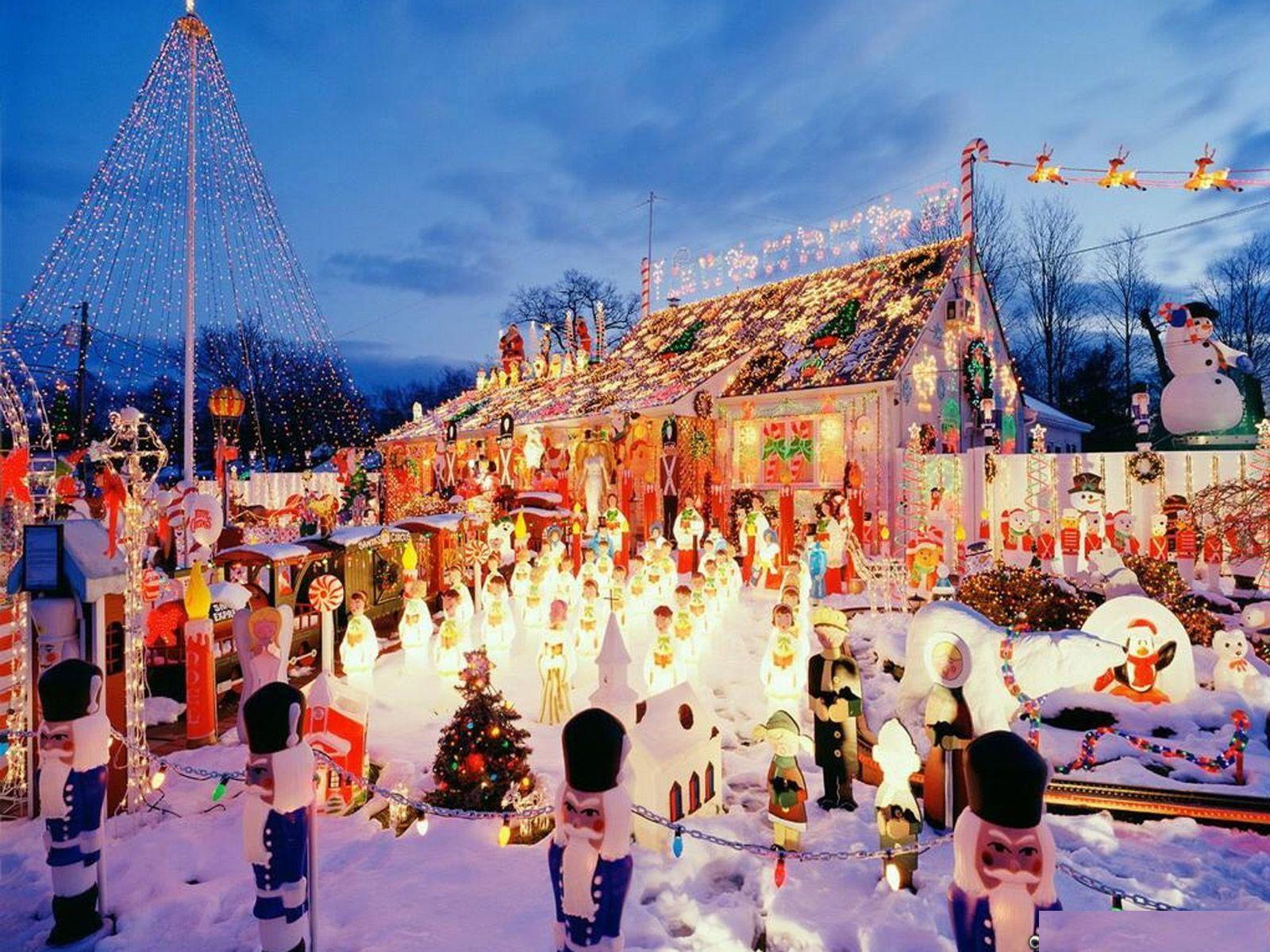 1600x1200 Free Wallpaper Christmas Scenes