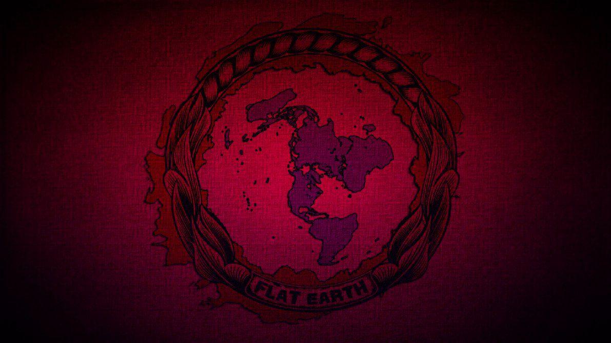 1191x670 Flat Earth Desktop Background