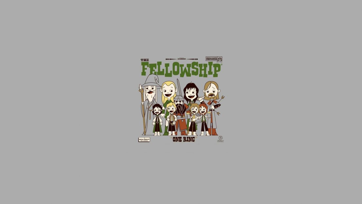 1244x700 Abstract minimalistic rings The Lord of the Rings solid simplistic