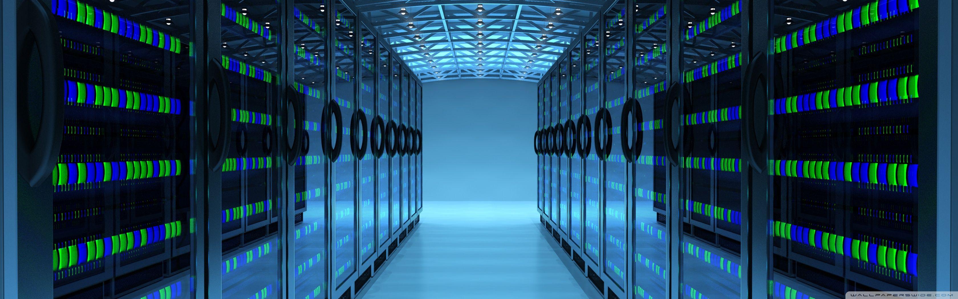 3360x1050 Servers Room Ultra HD Desktop Background Wallpaper for 4K UHD TV