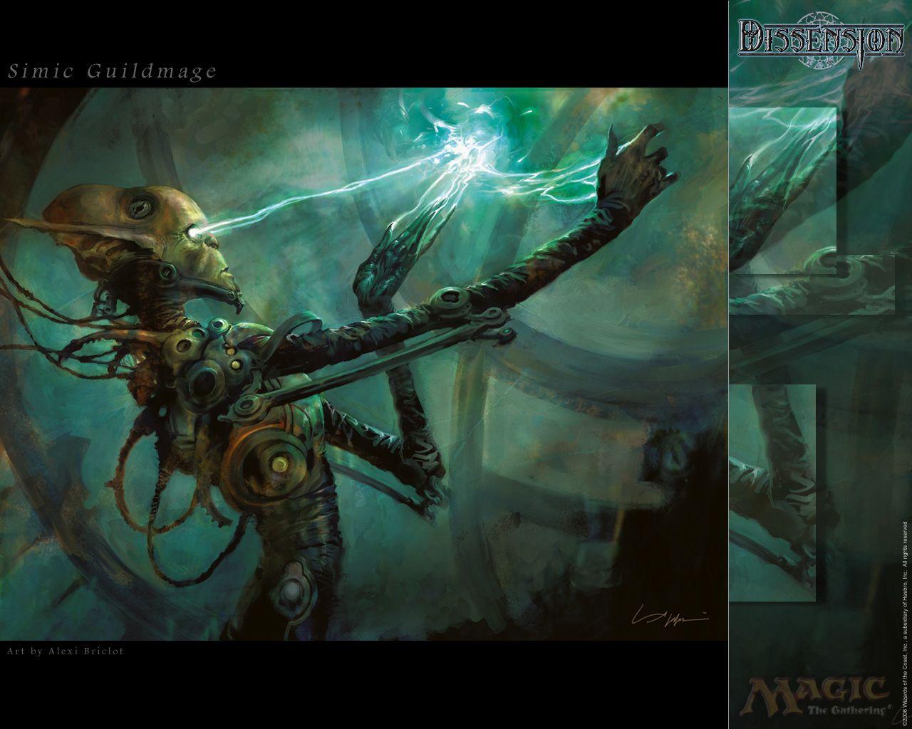1280x1024 Wallpaper of the Week: Simic Guildmage. MAGIC: THE GATHERING