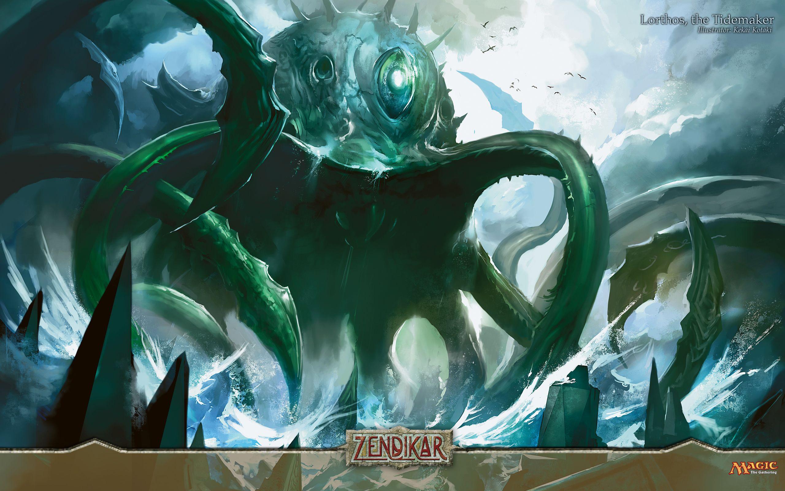 2560x1600 Wallpaper of the Week: Lorthos, the Tidemaker. MAGIC: THE GATHERING