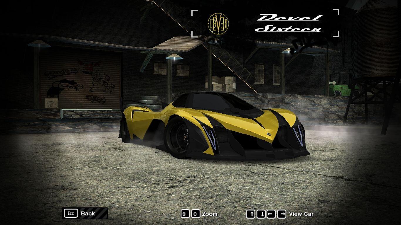 1366x768 Need For Speed Most Wanted Various Devel Sixteen Prototype