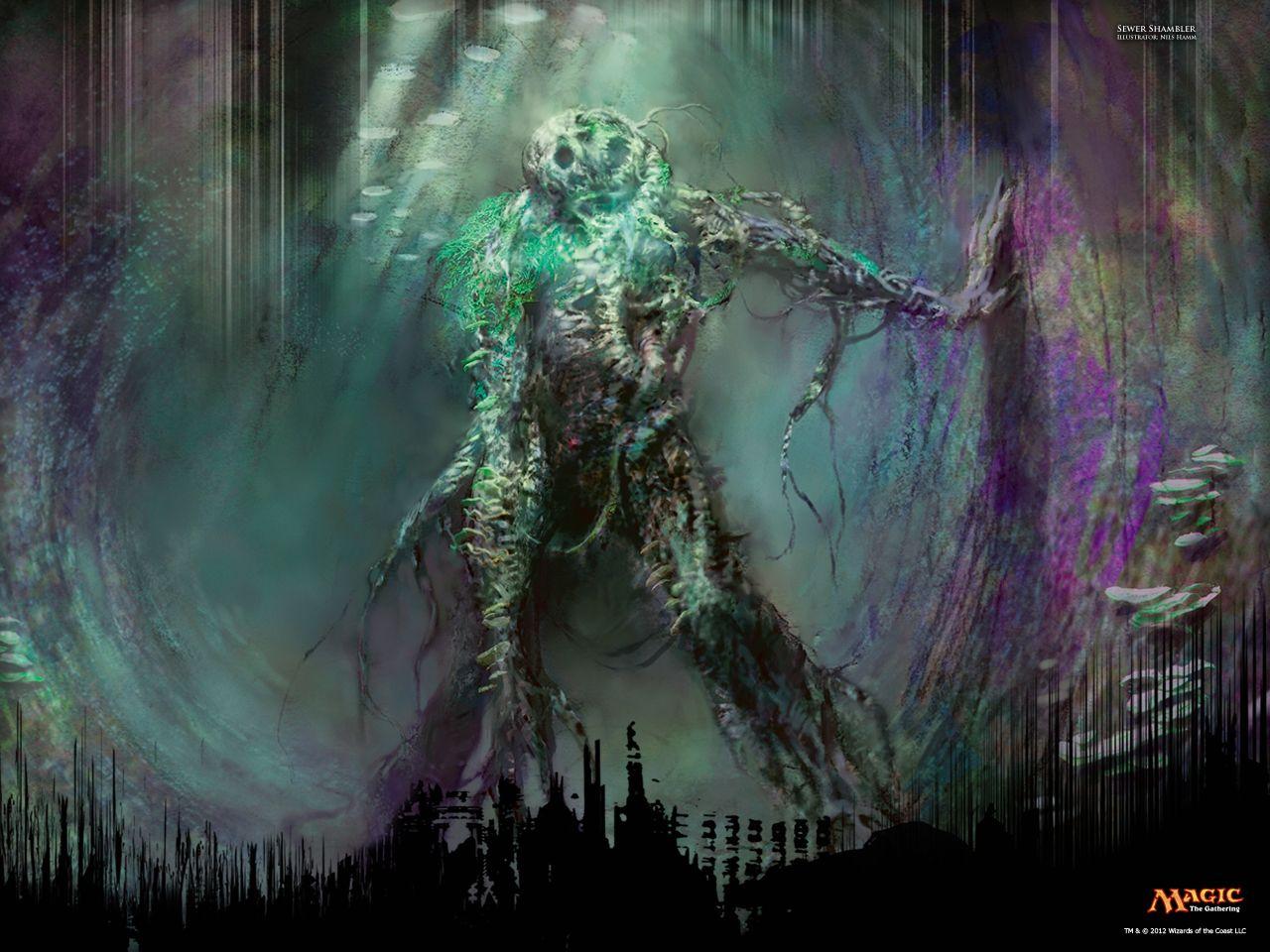 1280x960 Wallpaper of the Week: Sewer Shambler. MAGIC: THE GATHERING