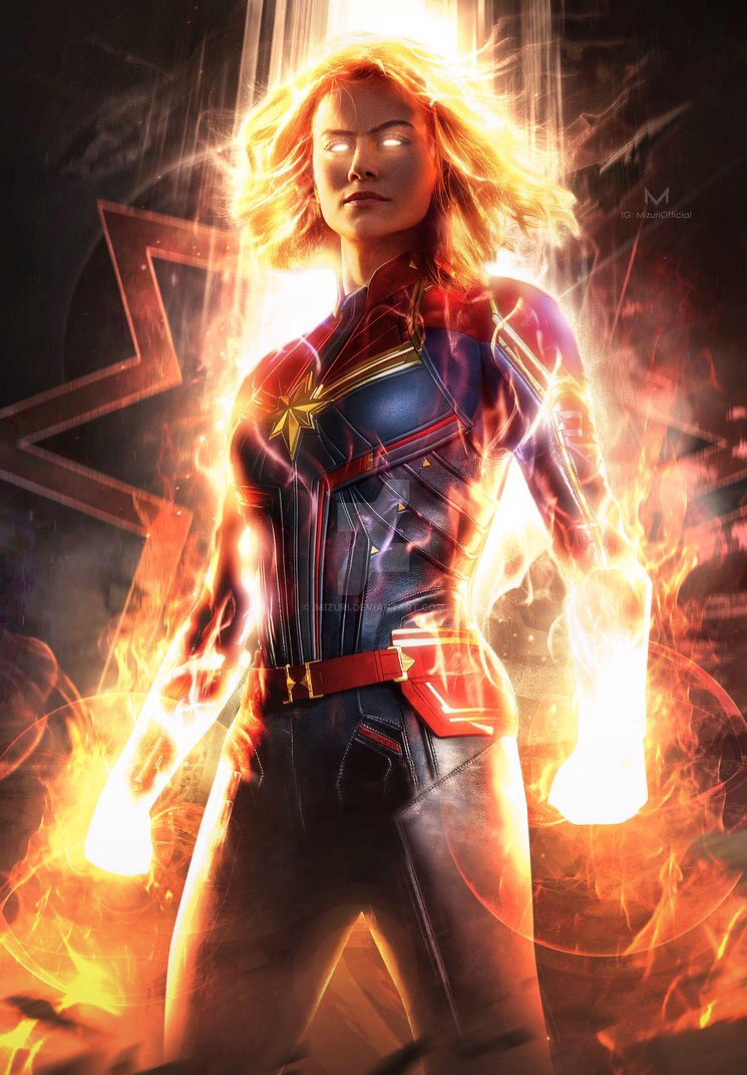 1490x2144 CAPTAIN MARVEL (GOD MODE). Captain
