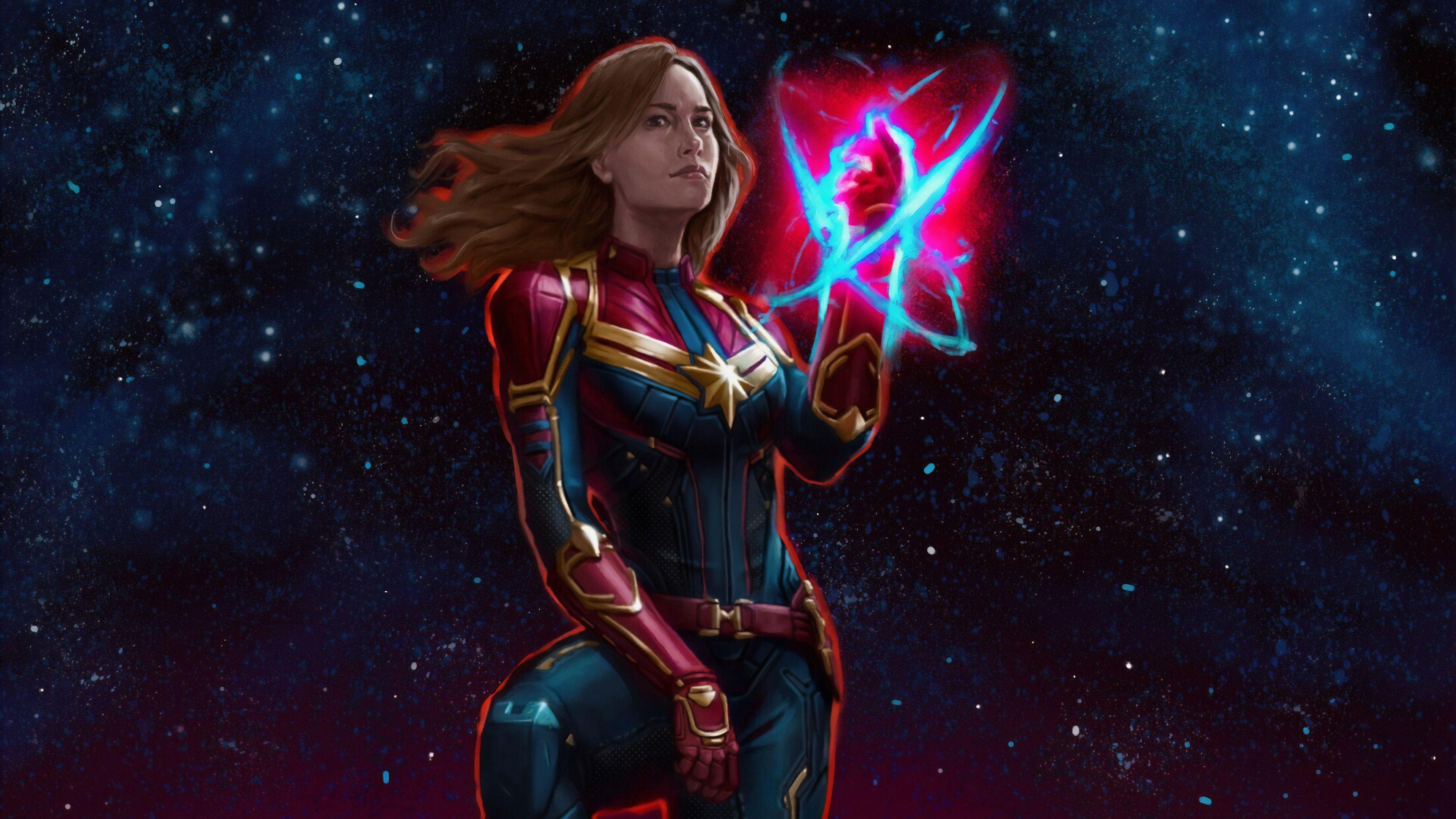 3840x2160 Captain Miss Marvel, HD Superheroes, 4k Wallpaper, Image