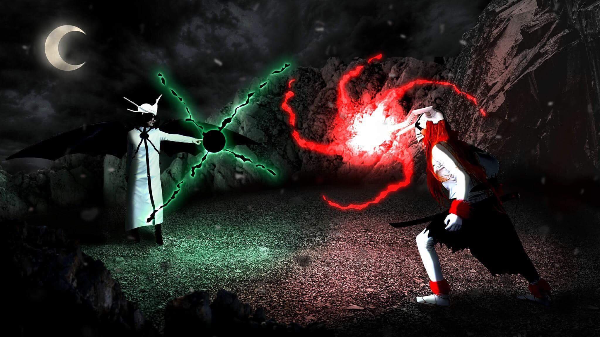 2048x1152 Me as Ulquiorra and my boyfriend as Ichigo vasto lorde