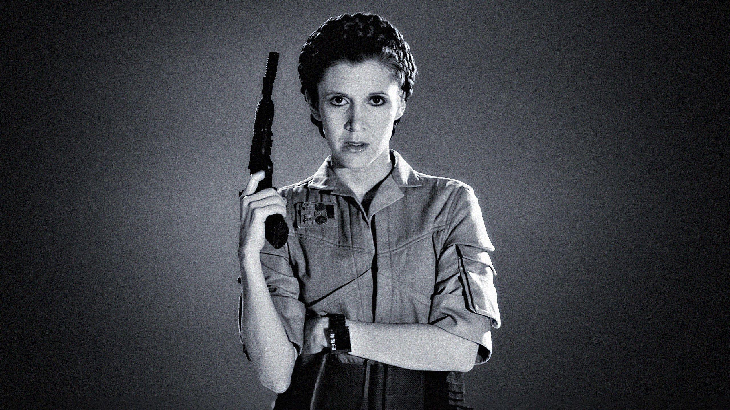 2560x1440 Carrie Fisher Wallpaper