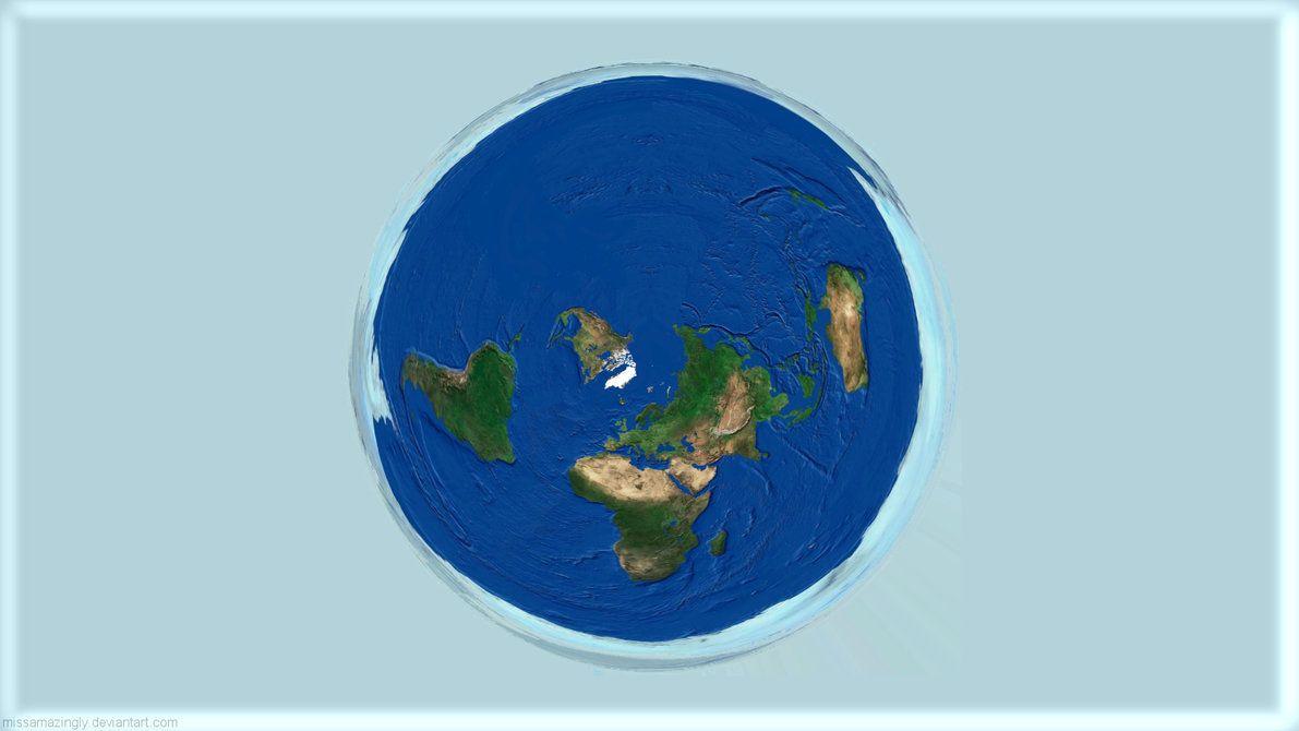 1191x670 Flat Earth Wallpaper