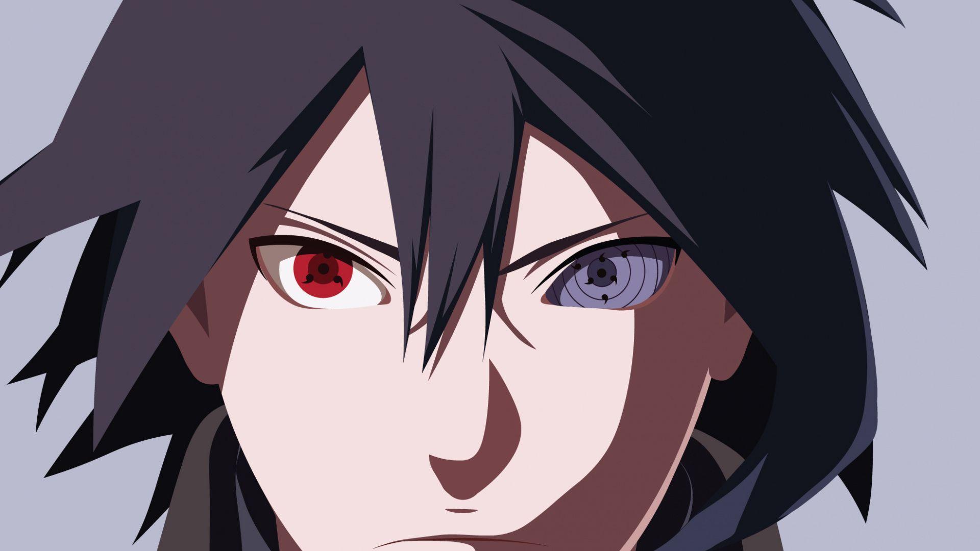1920x1080 Hình nền Sasuke Uchiha, Naruto, Khuôn mặt anime - Uchiha Sasuke