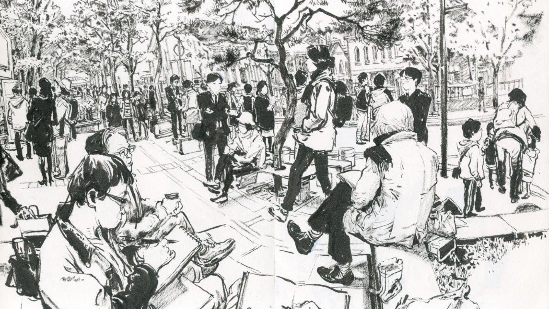 1920x1080 Kim jung, Sketch book, Sketches