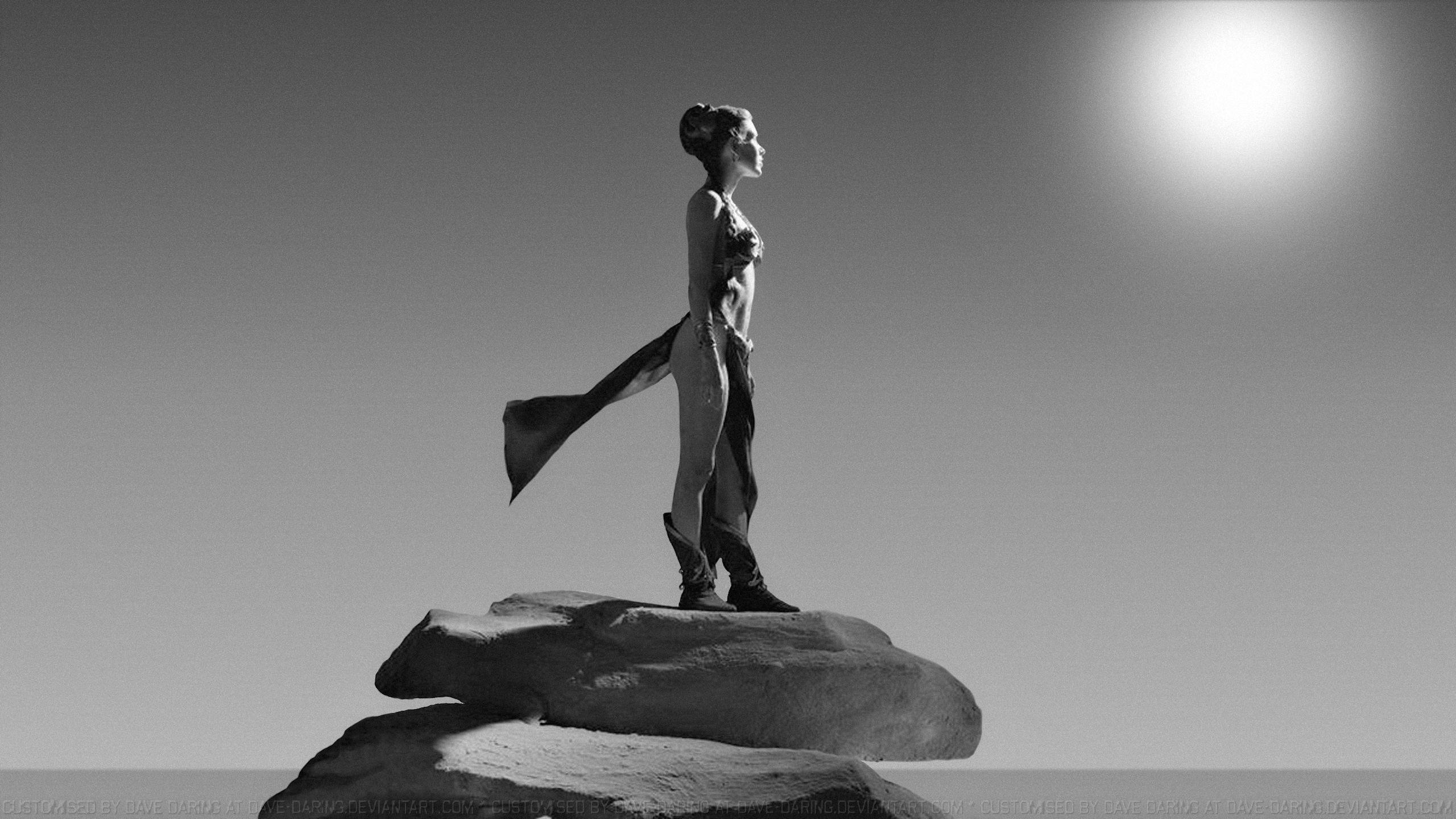 2560x1440 Carrie Fisher's Slave Leia Bikini Sold for Mucho Galactic Credits