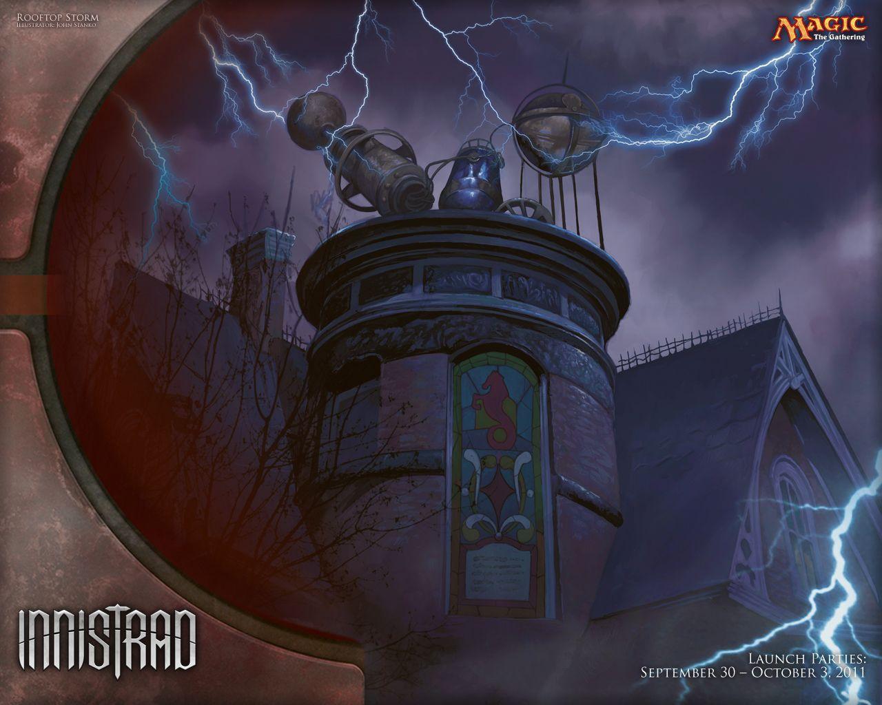 1280x1024 Wallpaper of the Week: Rooftop Storm. MAGIC: THE GATHERING