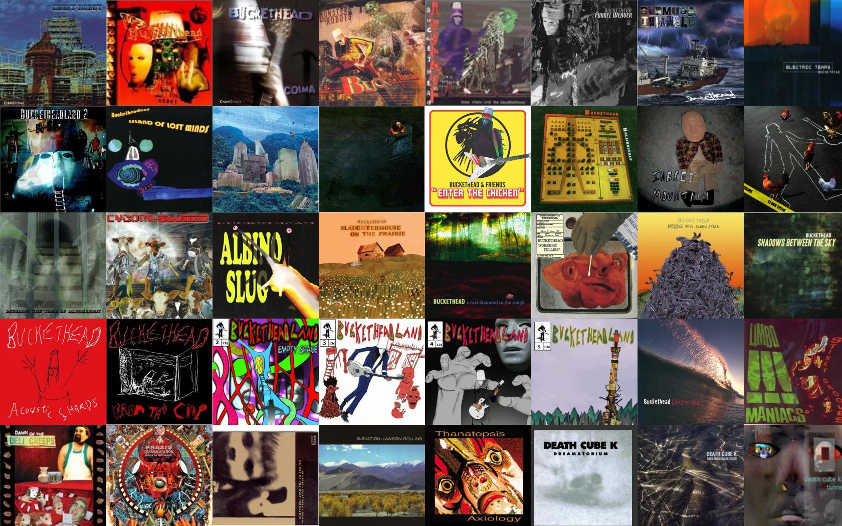 1680x1050 Buckethead Bucketheadland The Day Robot Colma Monsters Robots