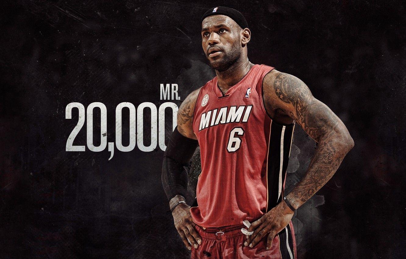 1332x850 Wallpaper Basketball, Tattoo, NBA, LeBron James, Miami Heat image for desktop, section спорт