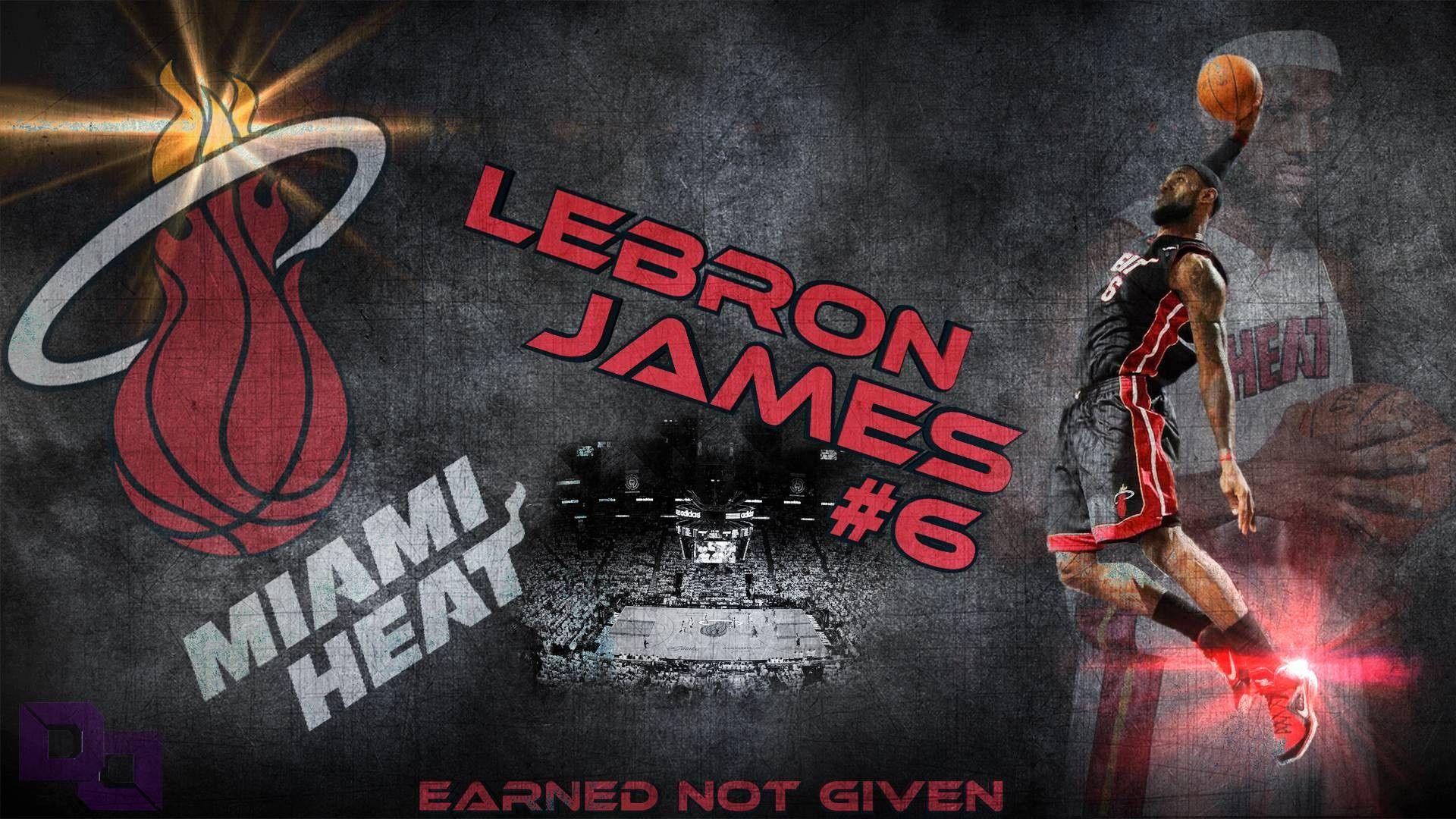1920x1080 Lebron James Miami Heat Background HD Background Wallpaper Free