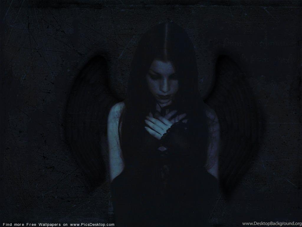 1024x768 Dark Angel Gothic Art Free Desktop Wallpaper Picture. Desktop