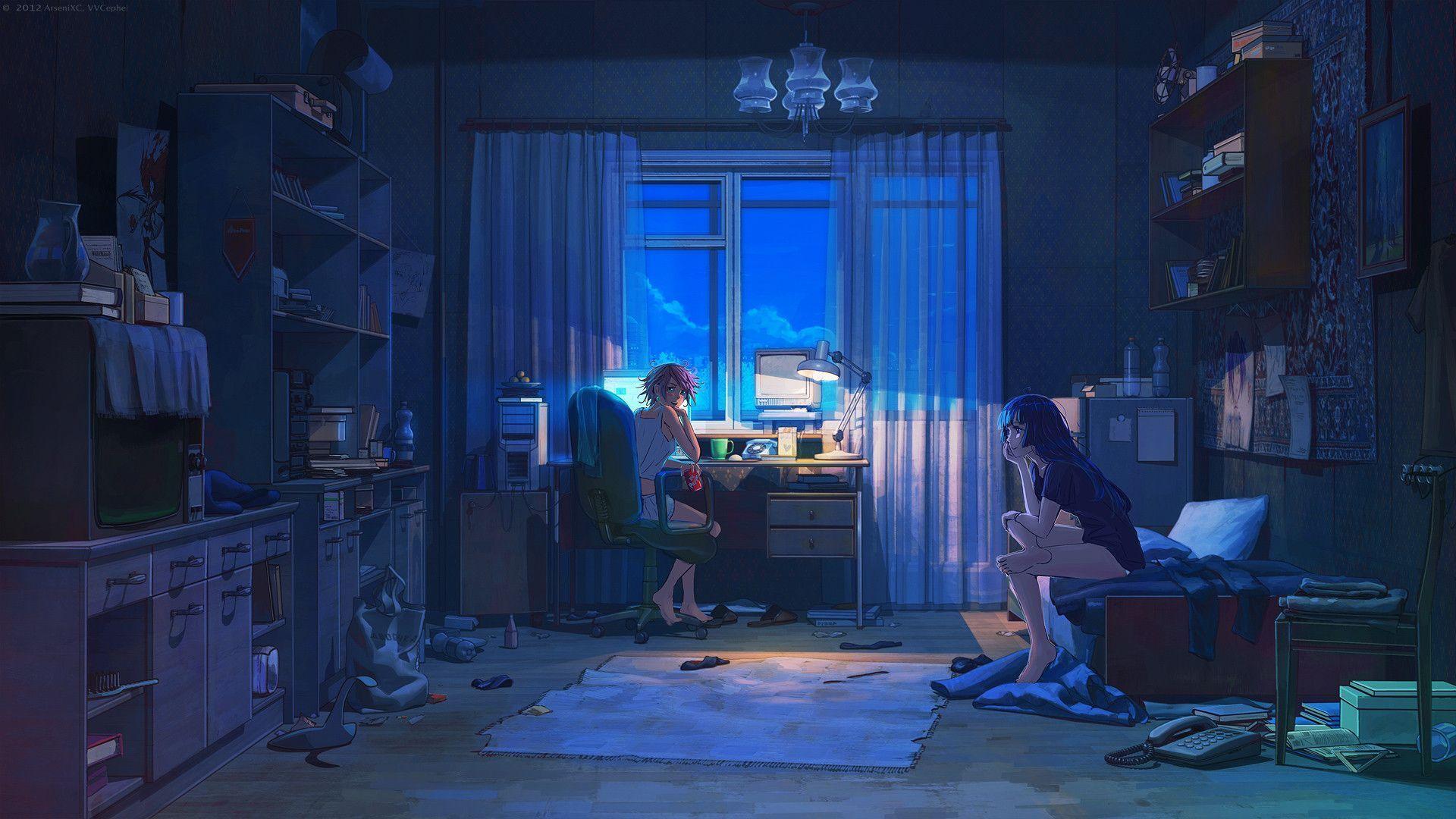 Introducing my collection of Anime and Lofi Wallpapers  Anime scenery,  Anime scenery wallpaper, Scenery wallpaper