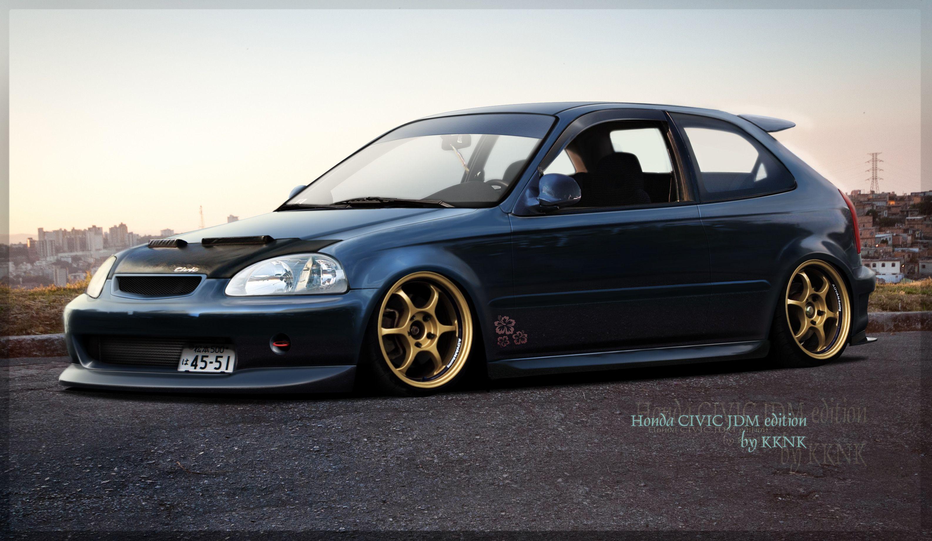 JDM Style Black Headlights For 99-00 Honda Civic EK9 EK4 EM1 – Direct Replacement, DOT/SAE