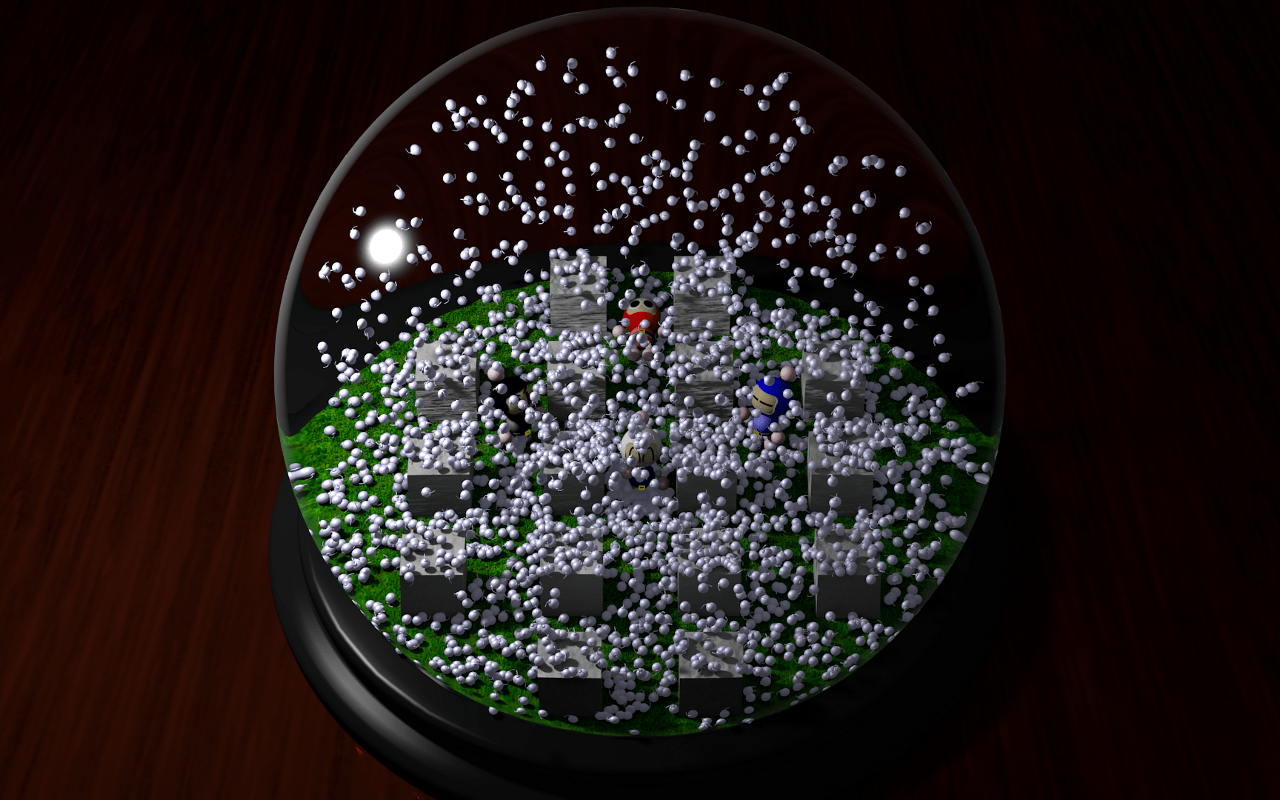 1280x800 Animated Snow Globe Wallpaper
